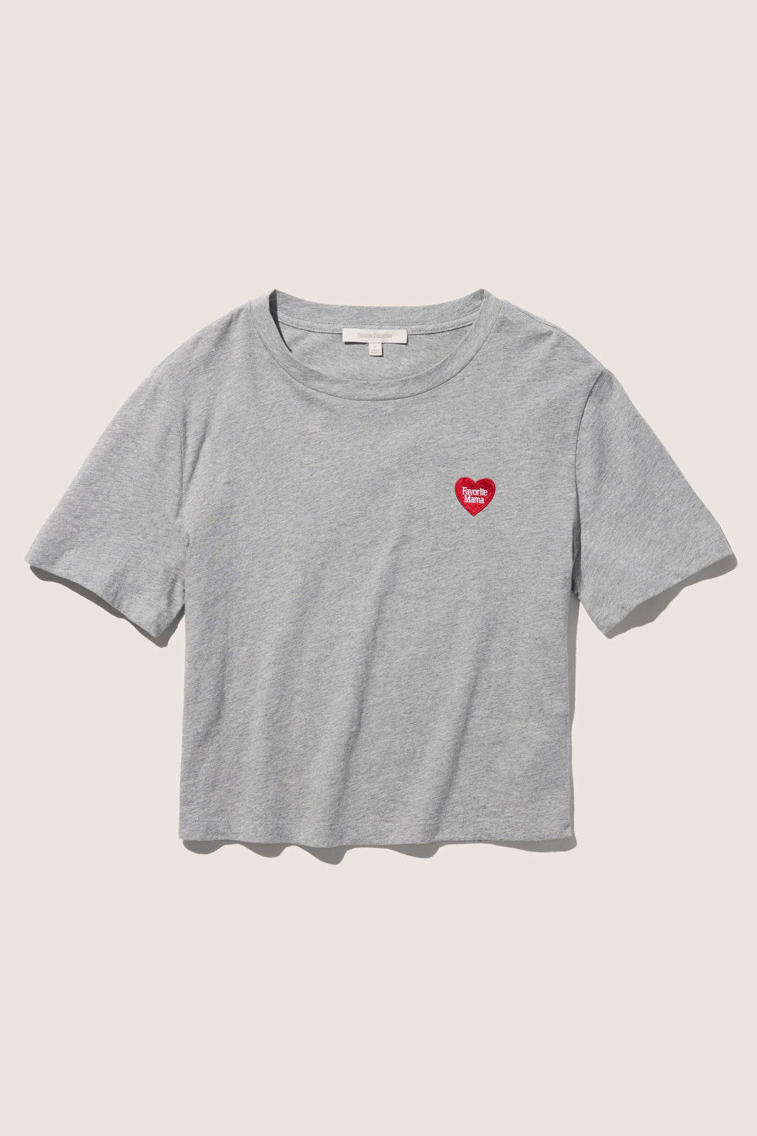 Favorite Mama Heart Emblem Tee