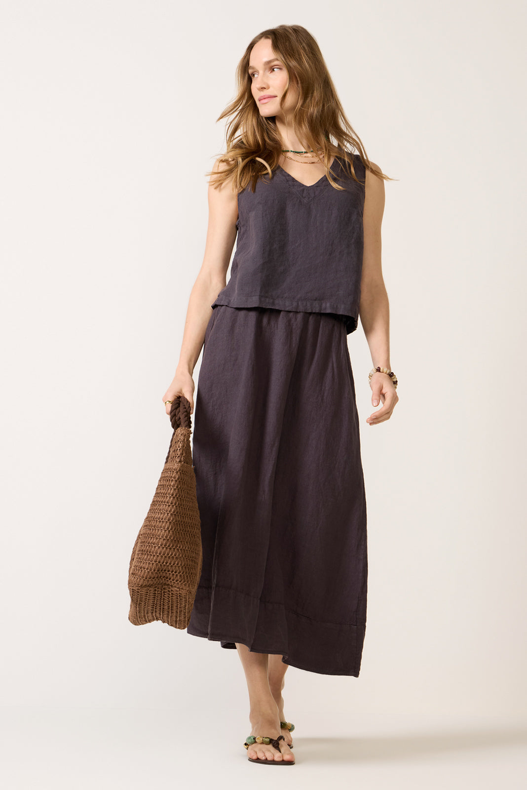 Calla Linen Skirt