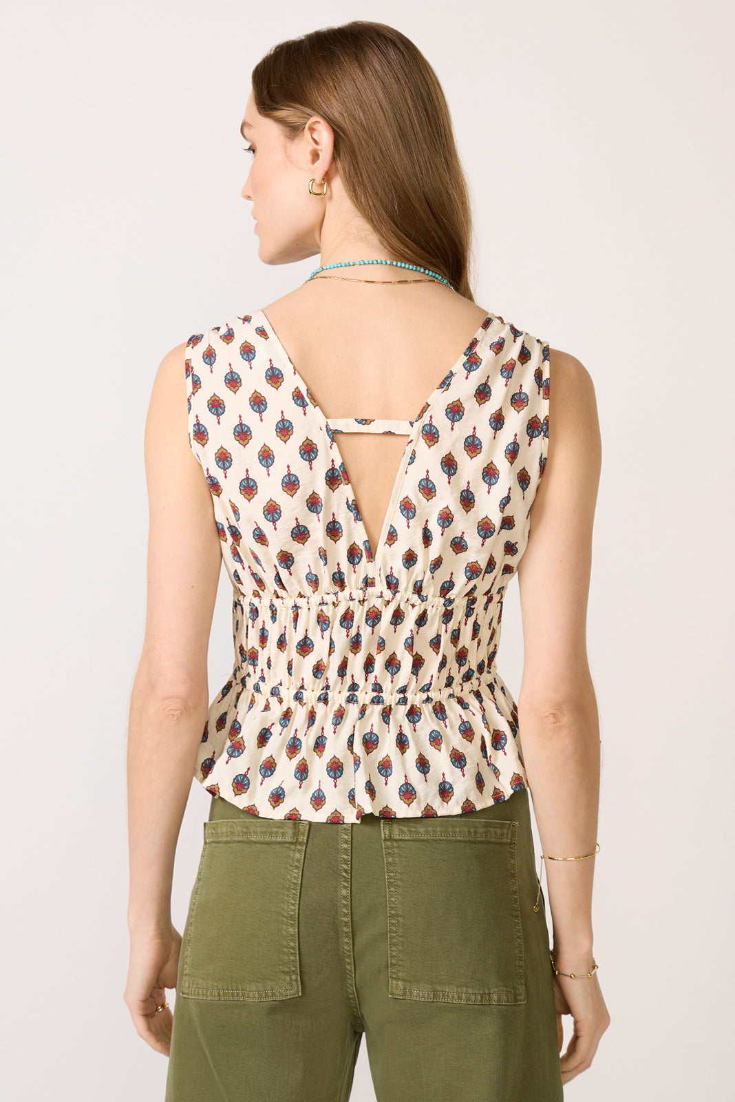 Jade Tie Front Tank