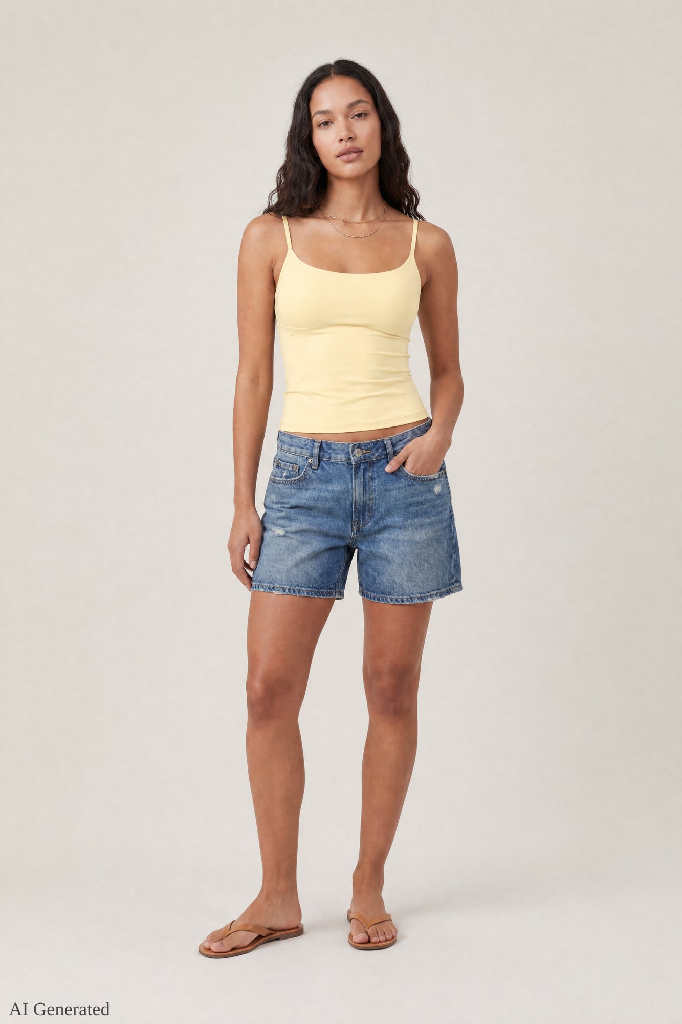 Braless Scoop Neck Cami