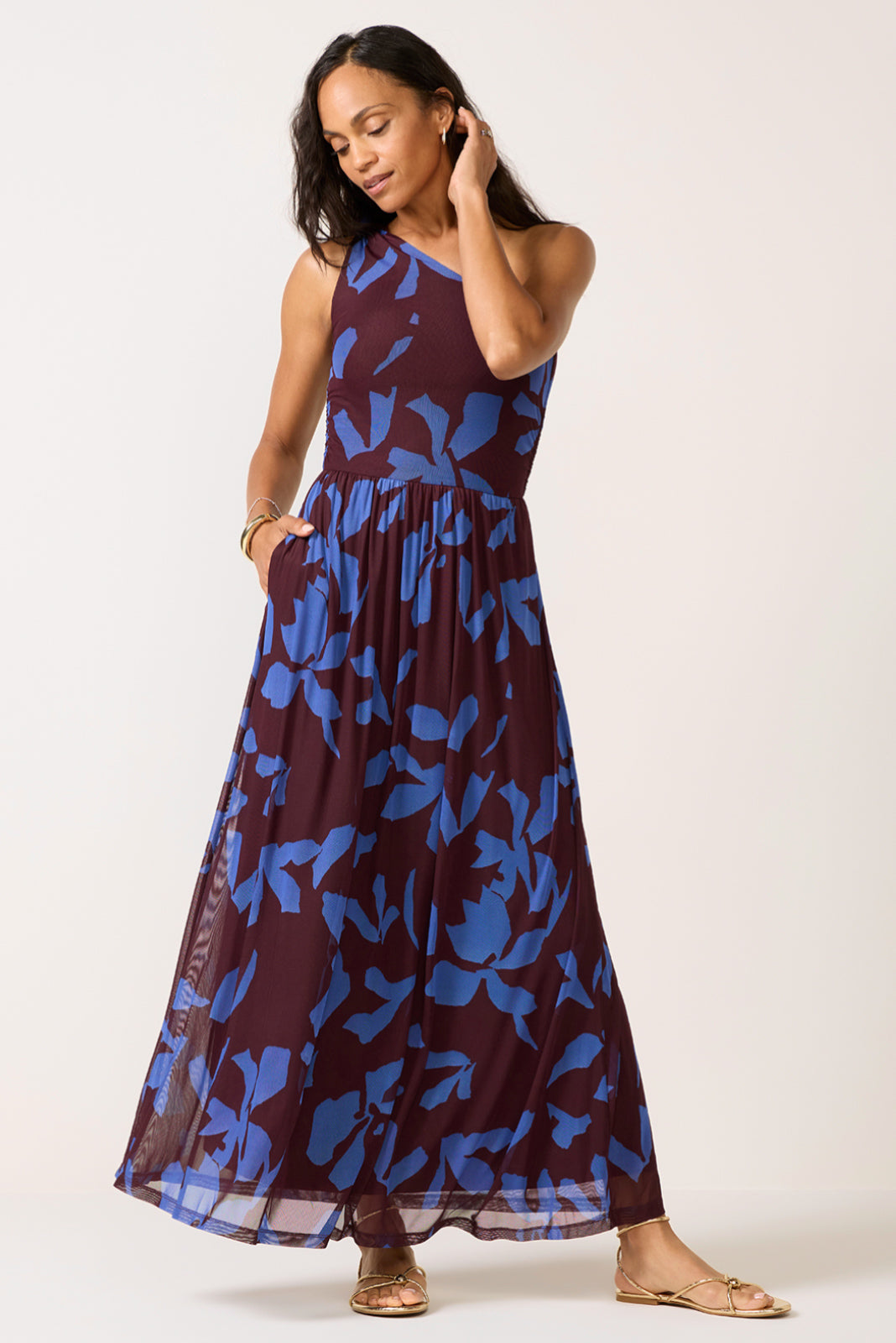 Ada One Shoulder Maxi Dress