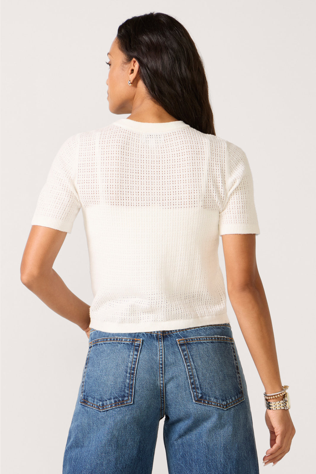 Amanda Pointelle Tee