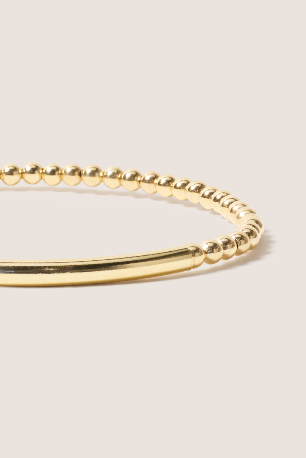 Bliss Bar Smooth Gold 3mm Bracelet