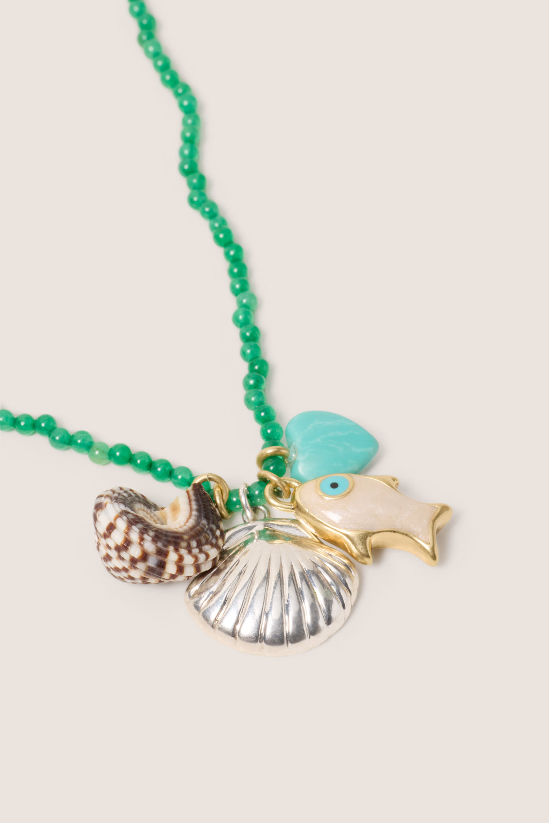 Beaded Charm Necklace