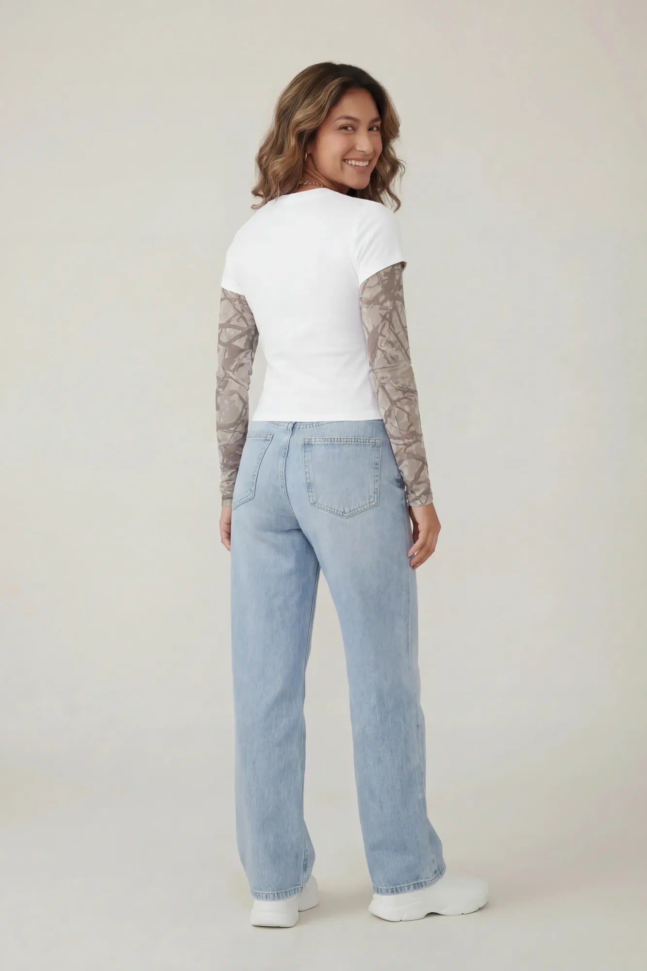 Double Sleeve Graphic T-Shirt