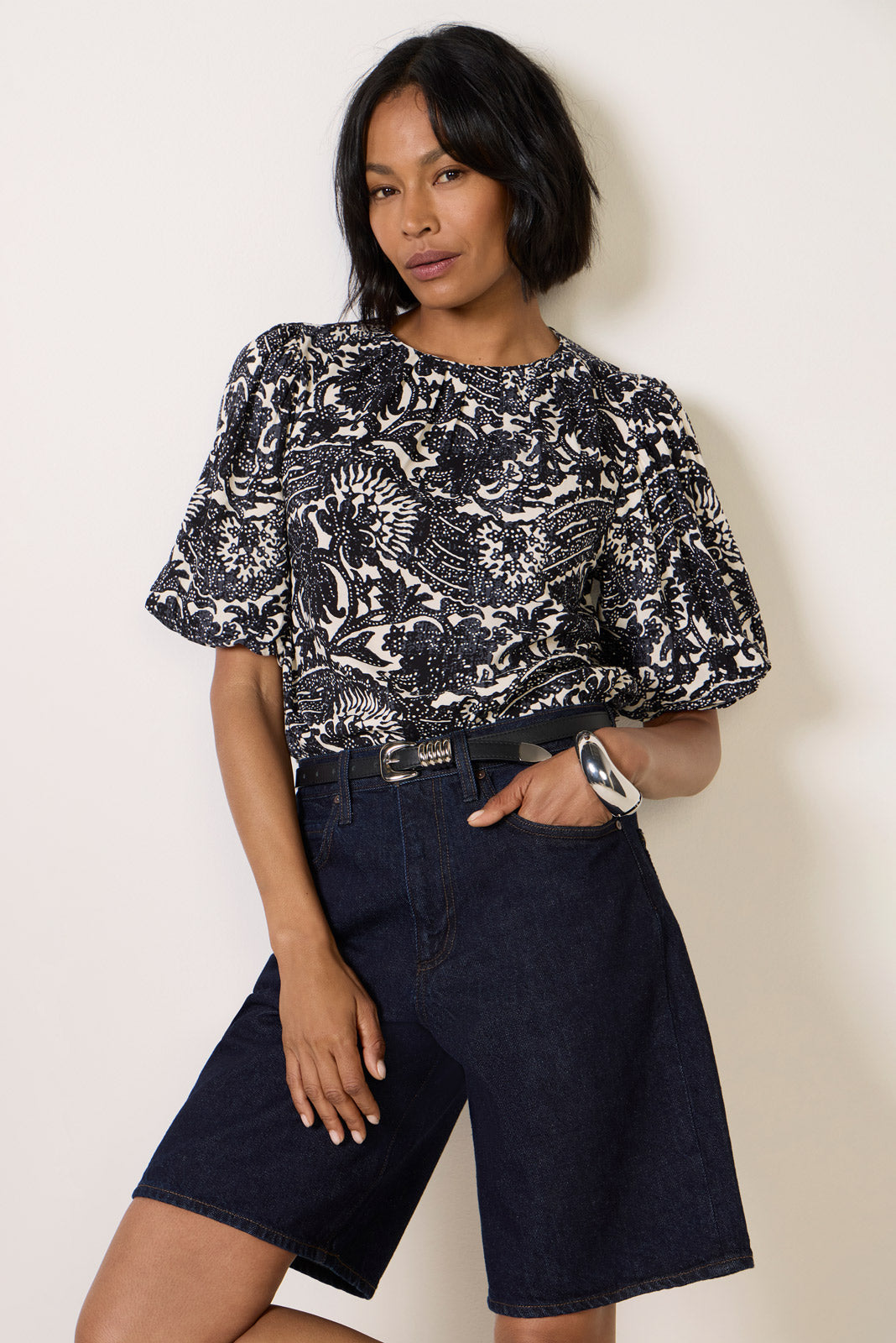 Declan Printed Blouse