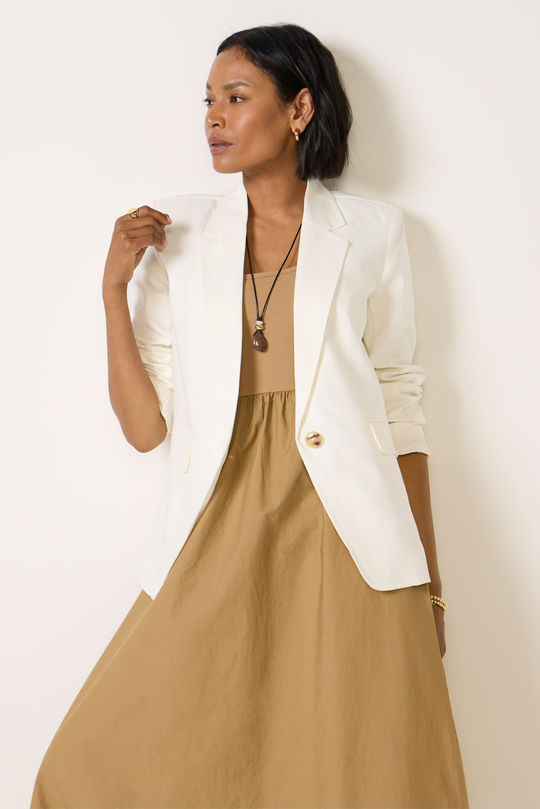 Evan Linen Blazer
