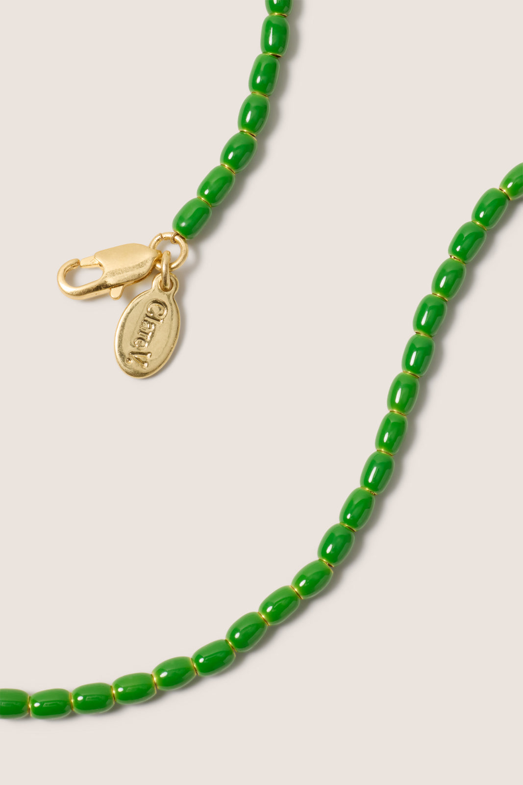 Enamel Barrel Chain Necklace