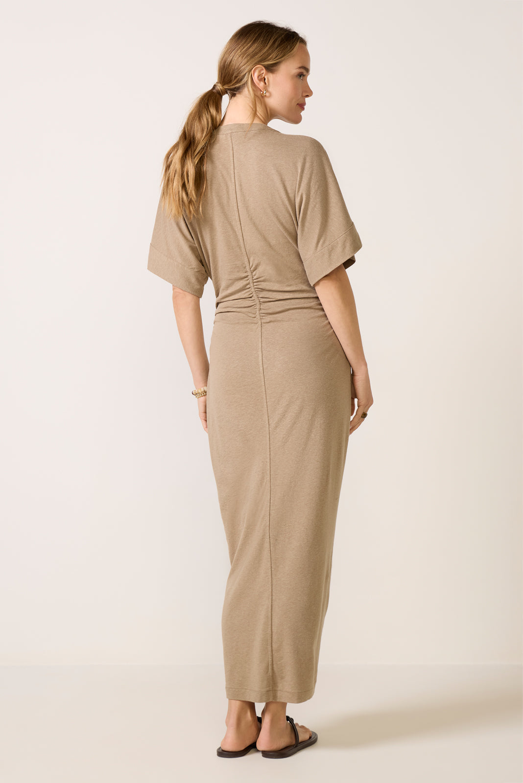 Cotton Hemp Maxi Dress