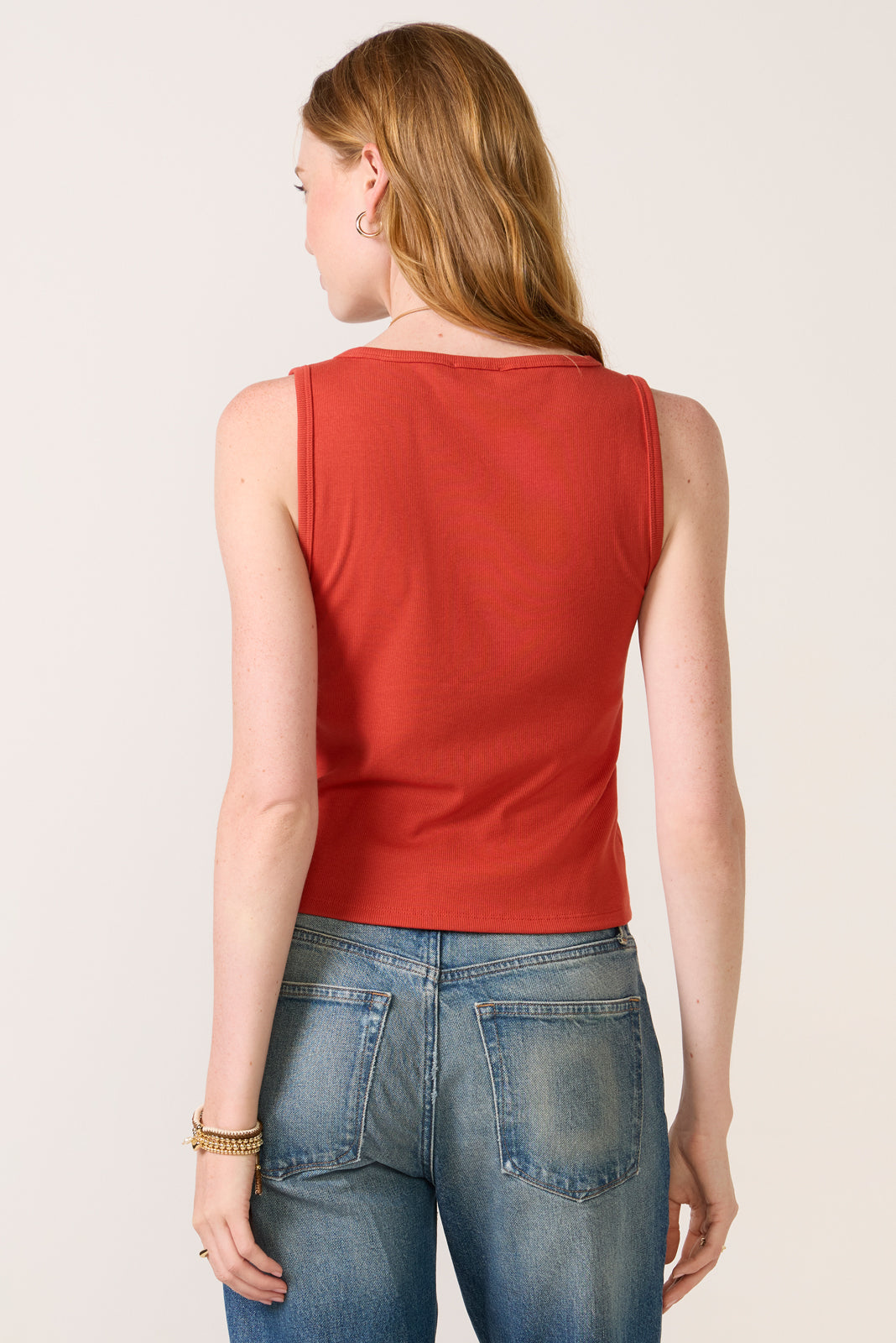 Hallie Ribbed Asymmetrical Top