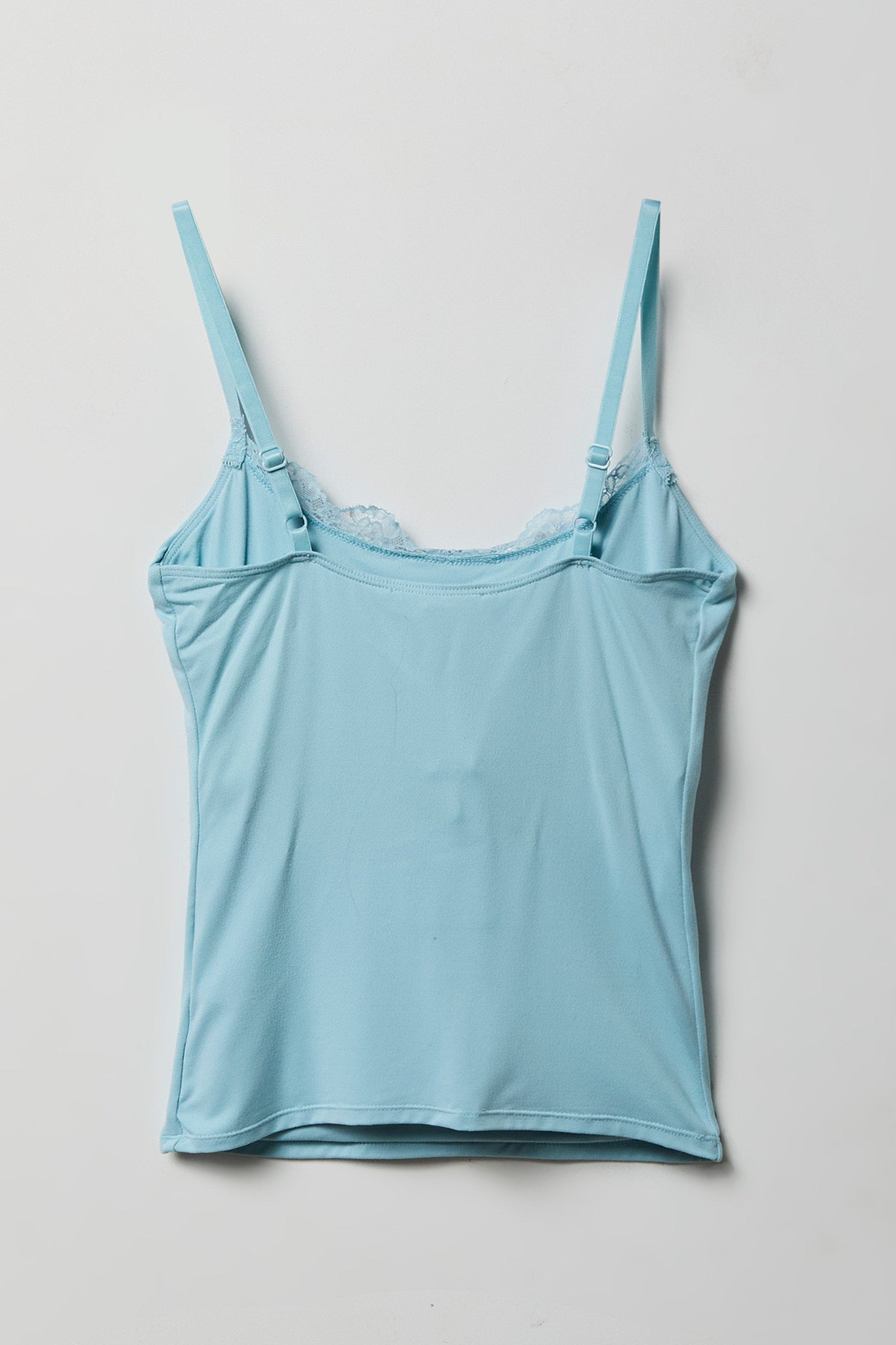 Luxe Heavy Contour Braless Lace Trim Tank