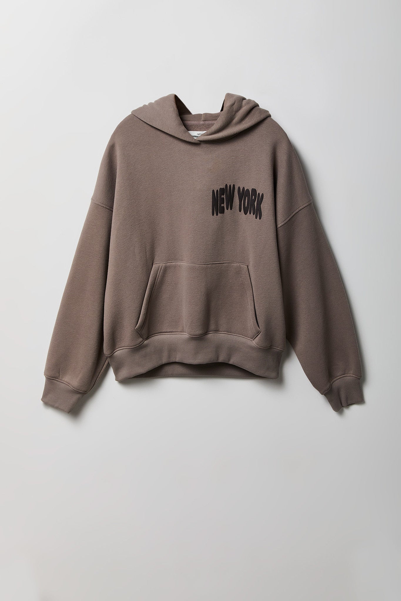 Graphic Boxy Fleece Hoodie