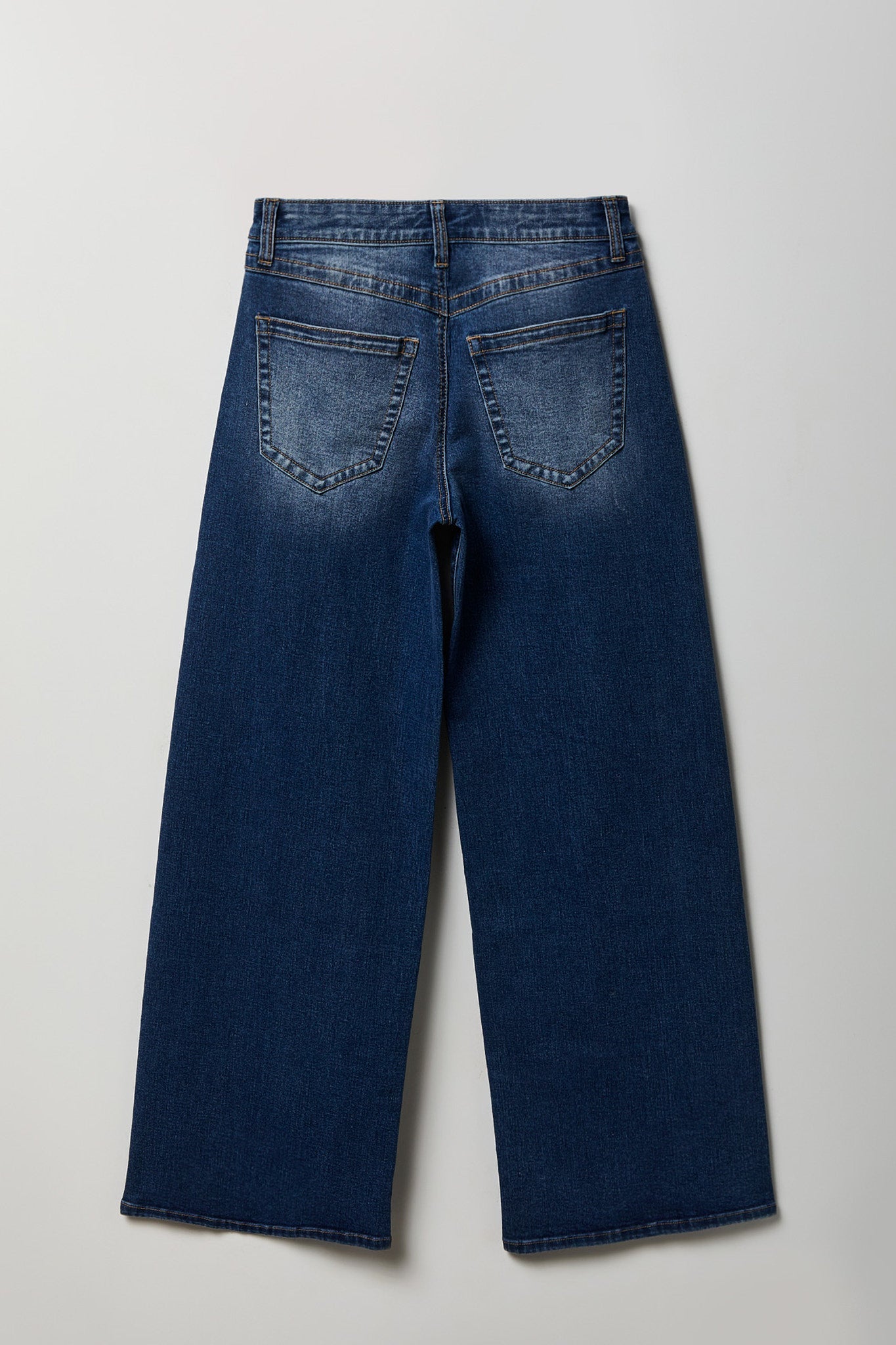 Soho Stretch Mid Rise Super Baggy Dark Jean