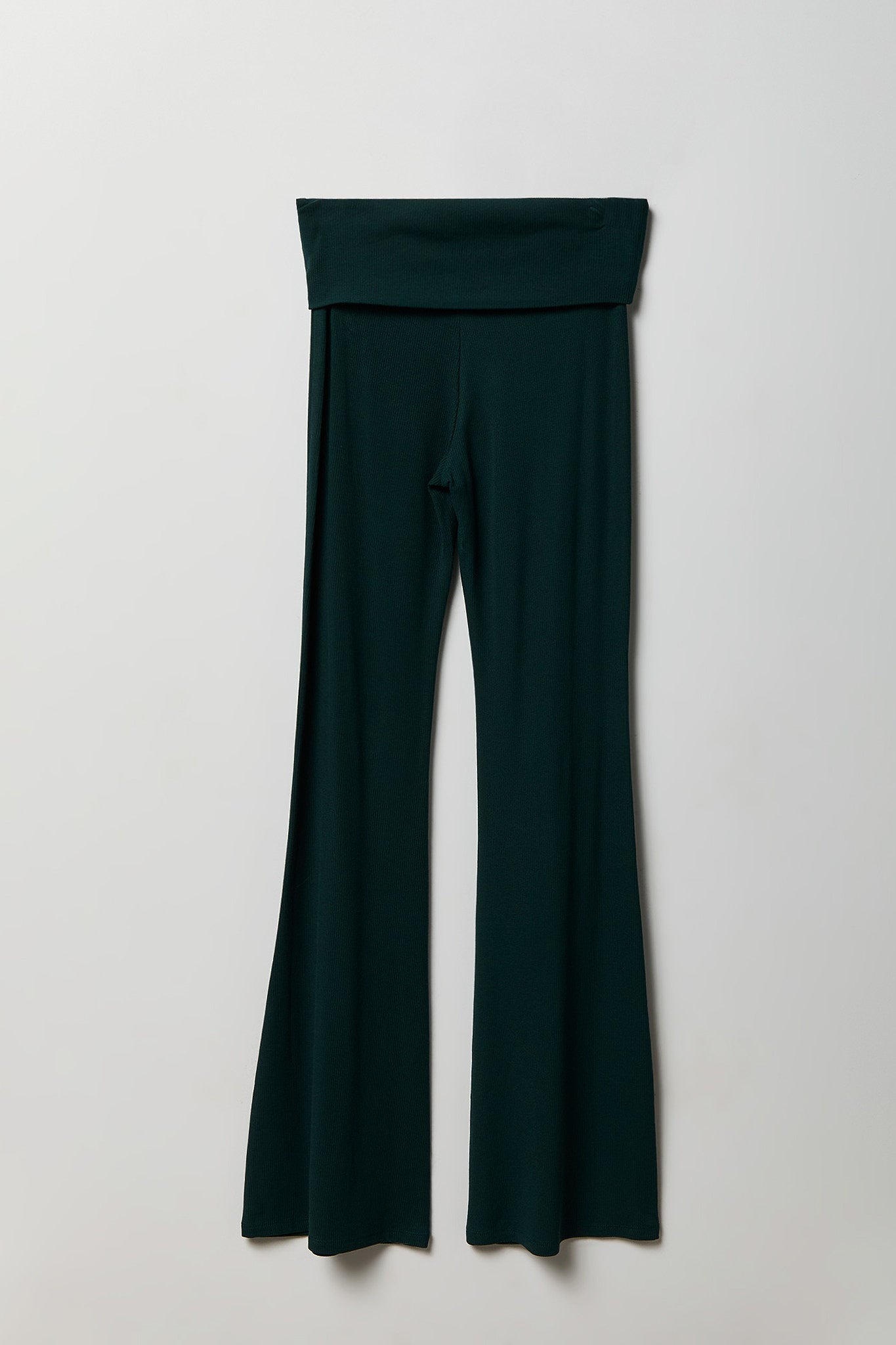 Soft Ribbed T-Shirt & Flare Pant Set