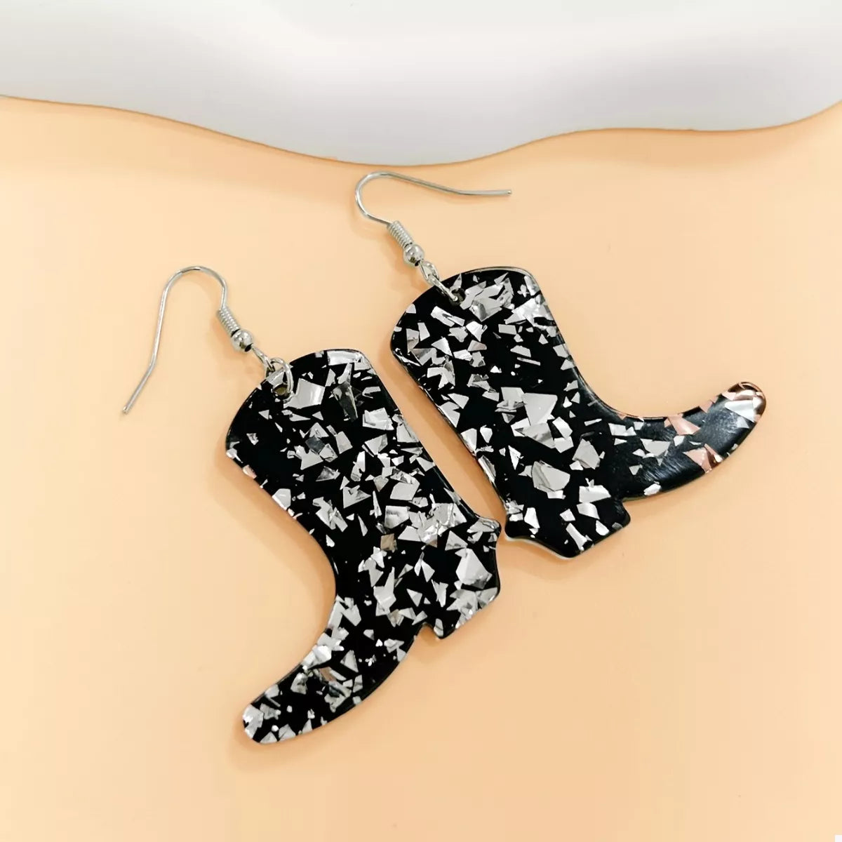 Cowboy Boot Dangle Earrings