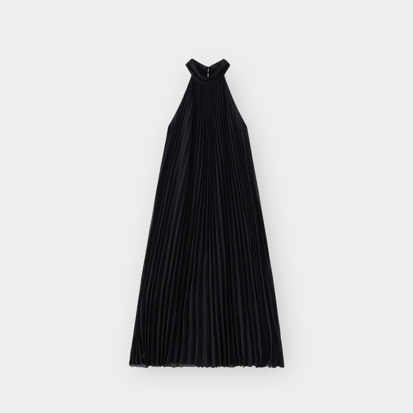 Elena Pleated Halter Maxi Dress