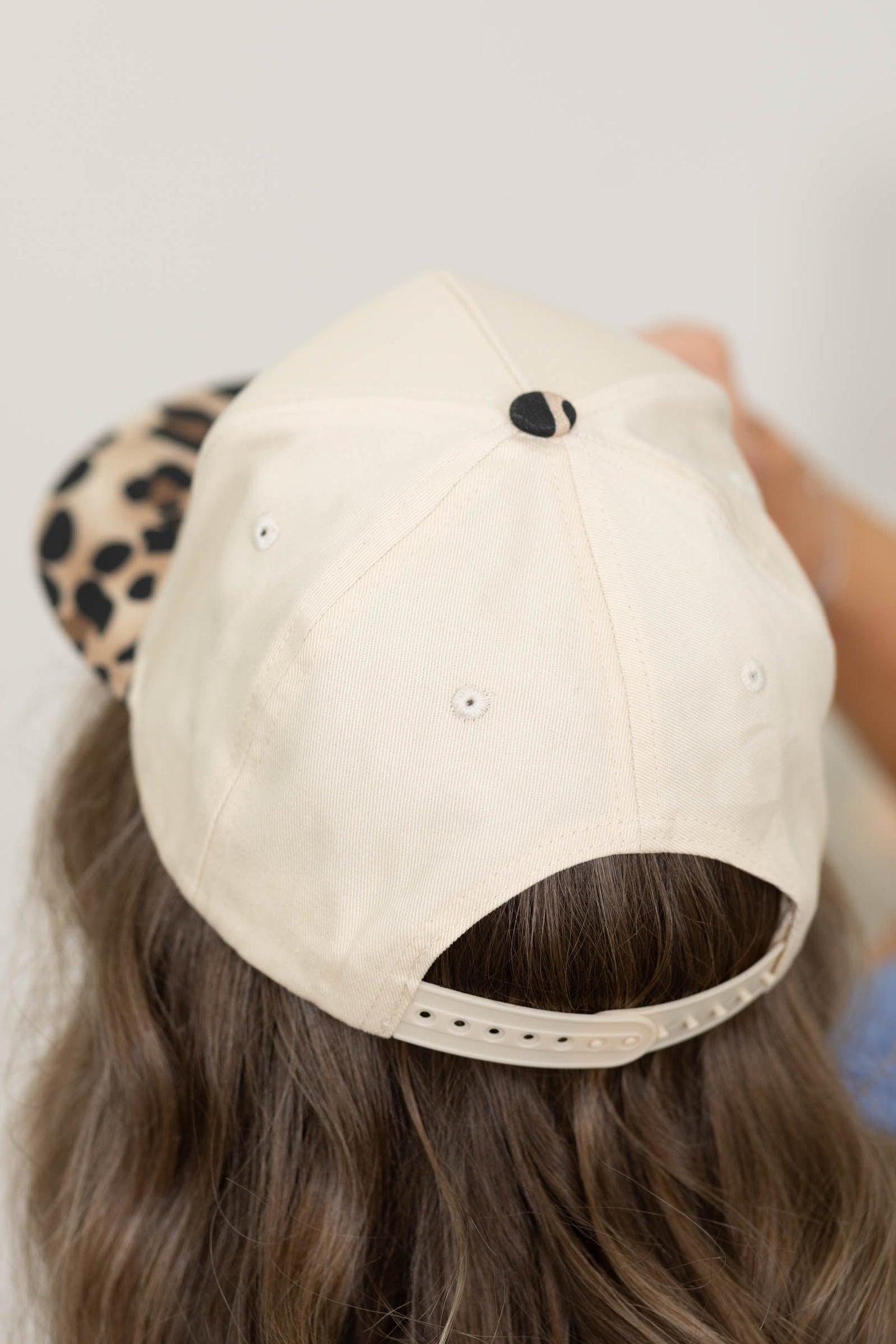 Baseball Mom Leopard Hat