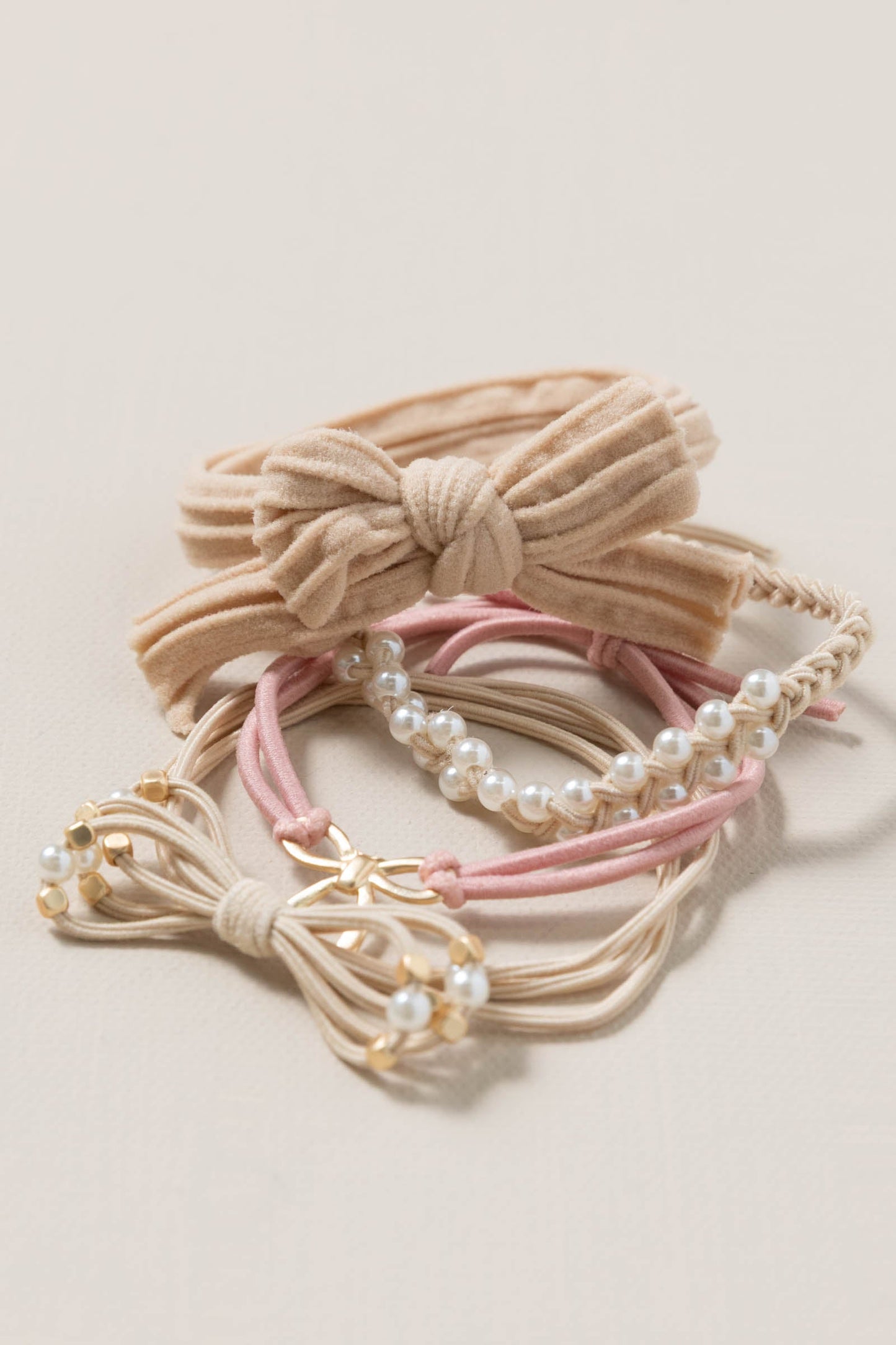 Boho Dual Function Knot Bracelet Hair Ties