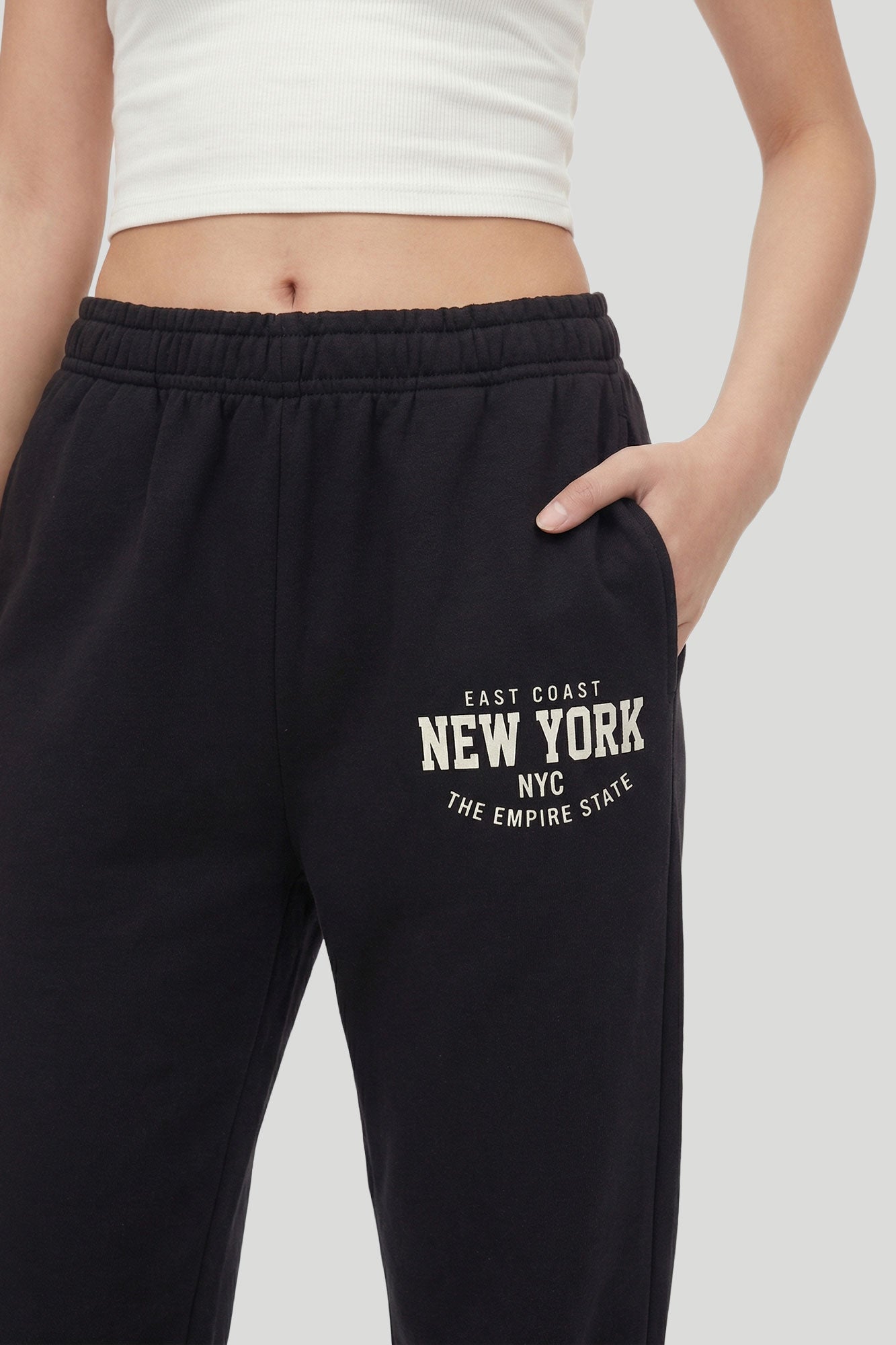 New York Graphic Fleece Jogger