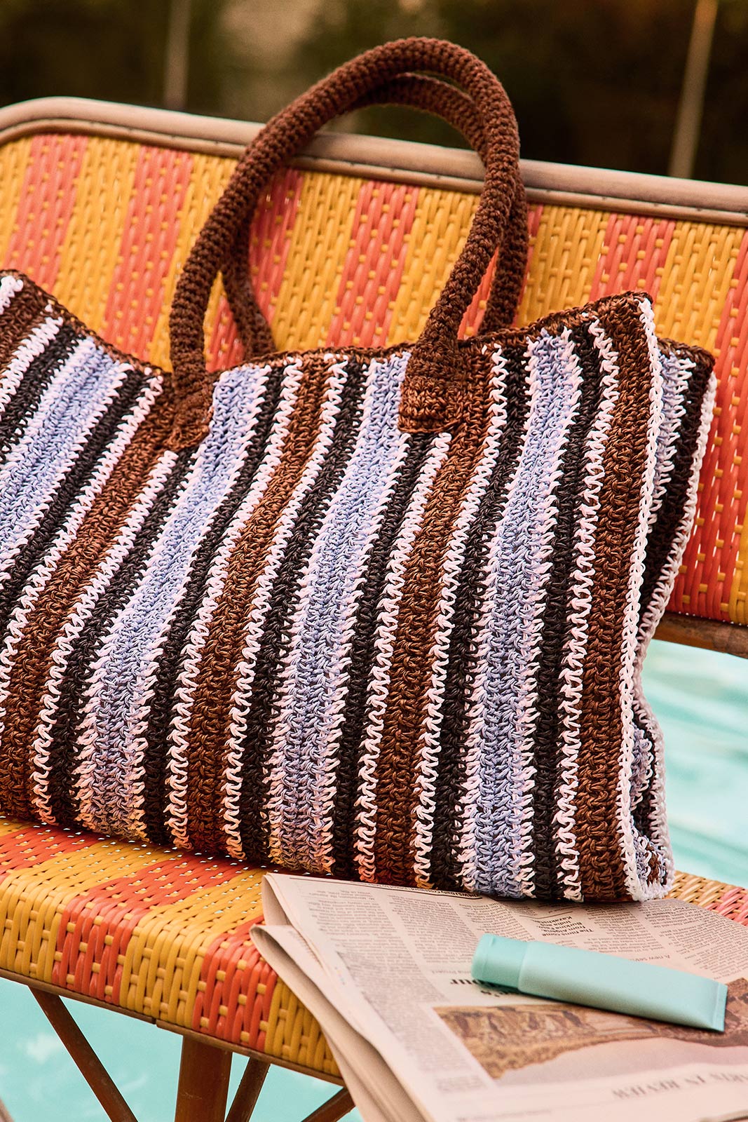 Brandi Raffia Tote