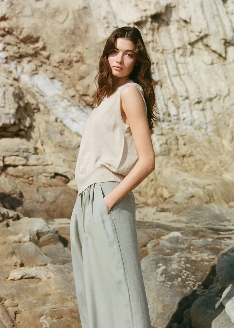 MASHA CASHMERE VEST TOP