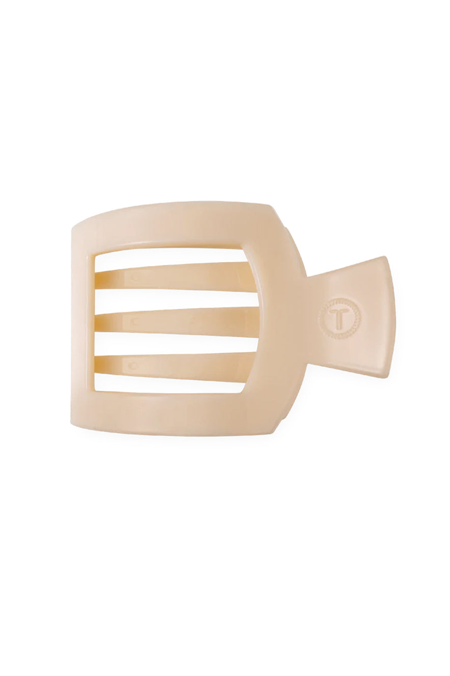 Almond Beige Flat Square Clip