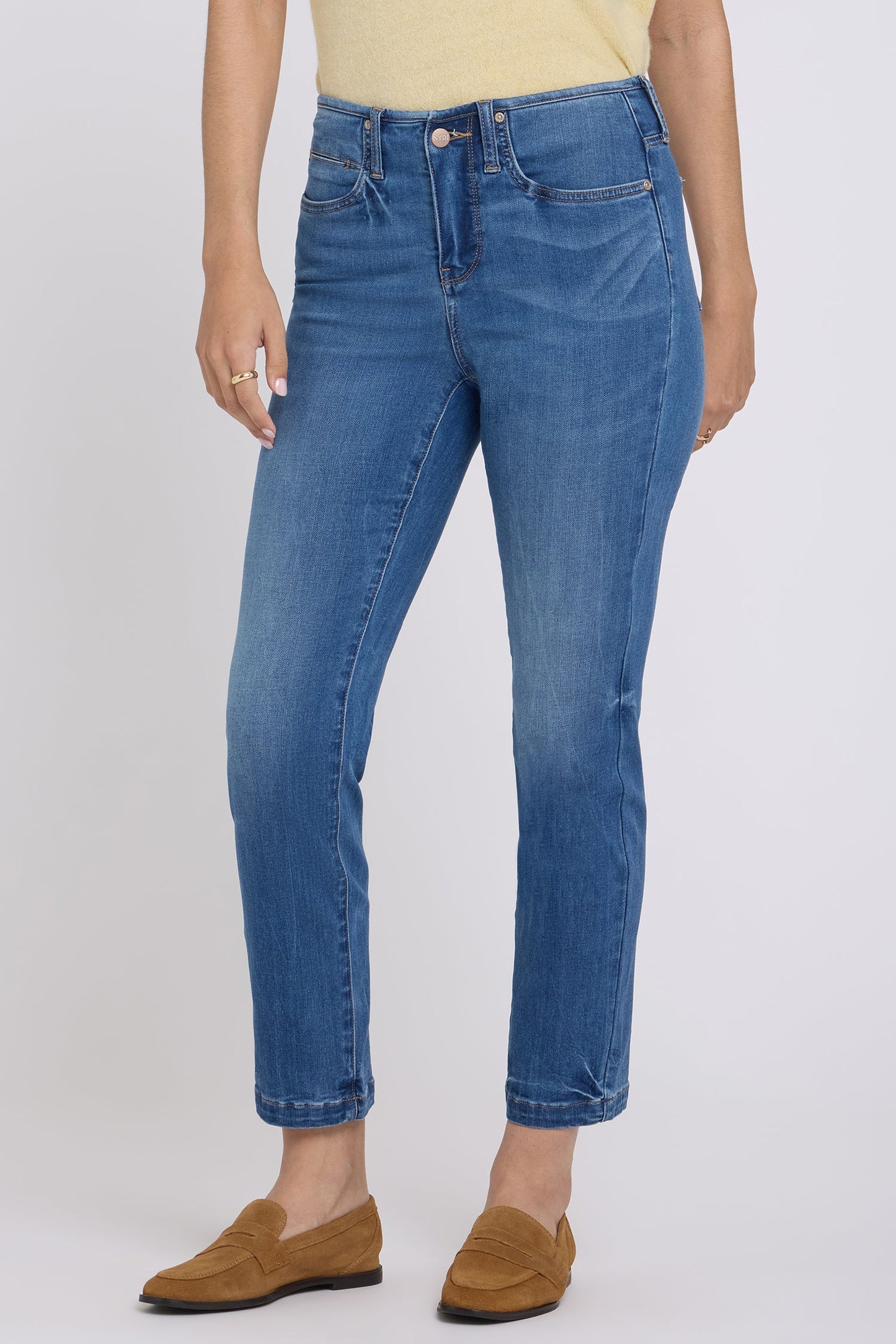 Sheri Slim Straight Ankle Jeans - Wild River