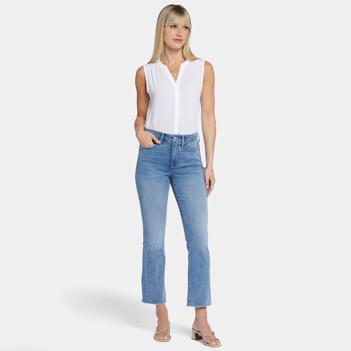 Slim Bootcut Ankle Jeans - Crescent Shore