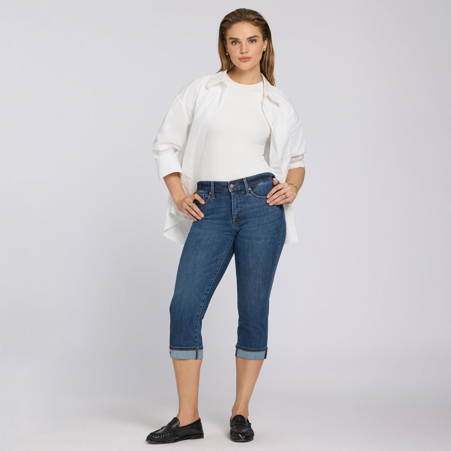 Marilyn Straight Crop Jeans - Sunset Villa