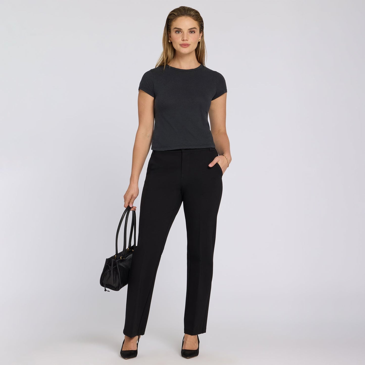 Bella Trouser Pants - Black