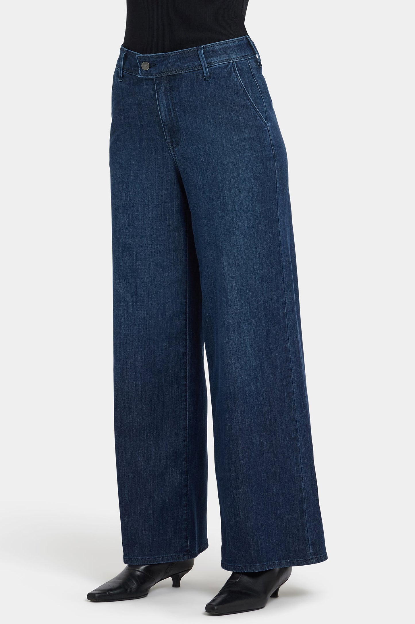 Mona Wide Leg Trouser Jeans - Louvre Sapphire