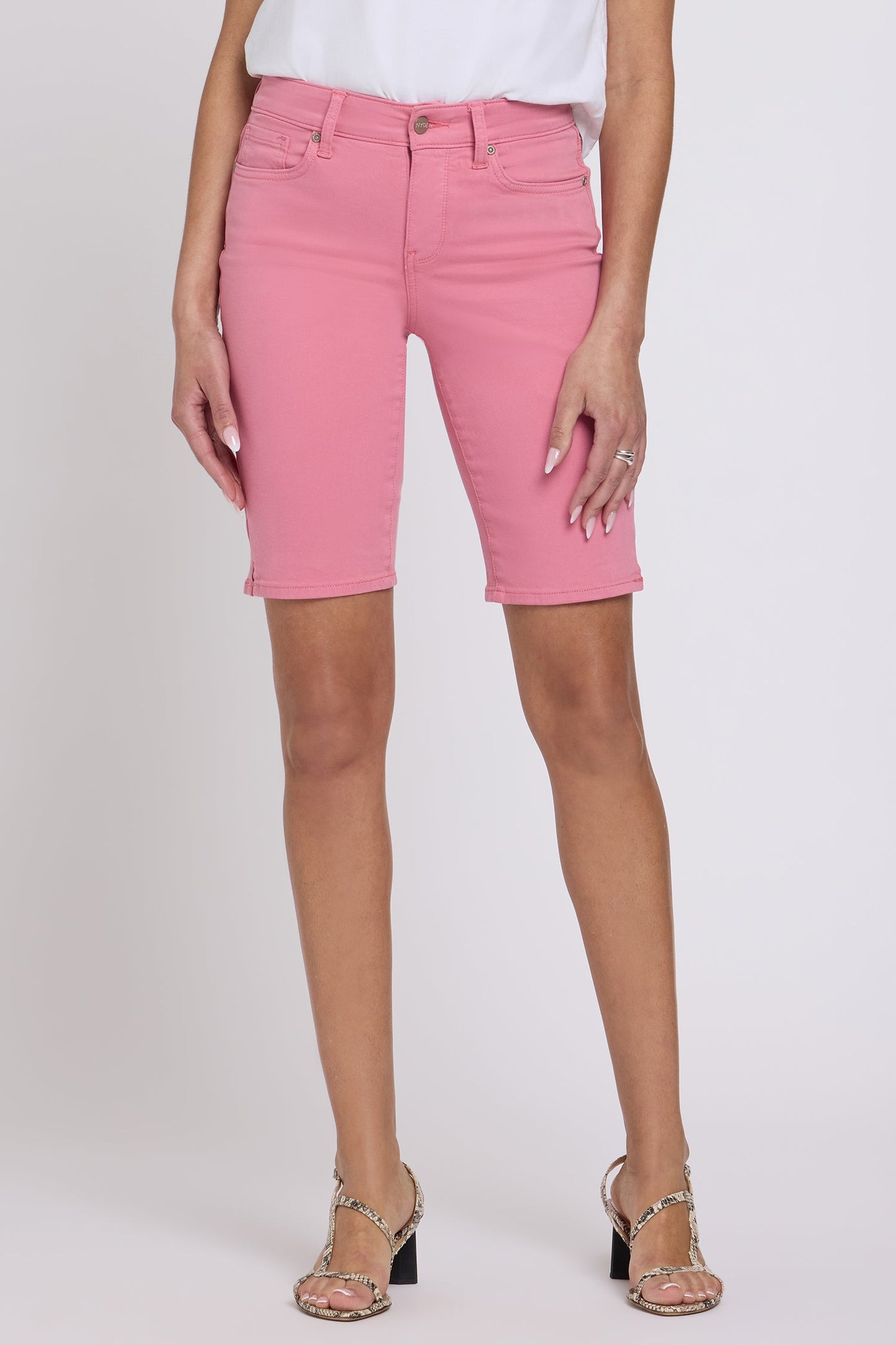 Briella 11 Inch Denim Shorts - Desert Rose