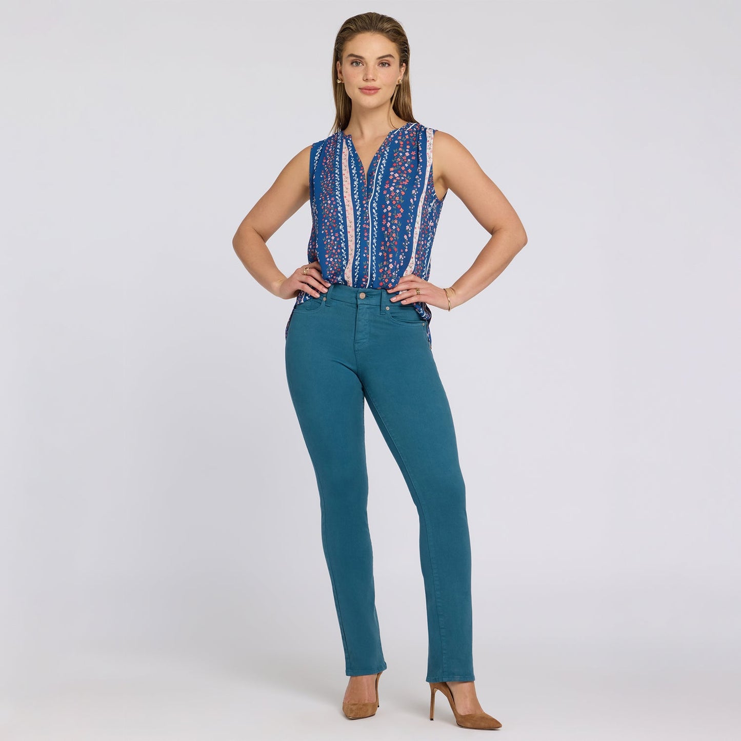 Waist-Match™ Marilyn Straight Jeans - Blue Lake