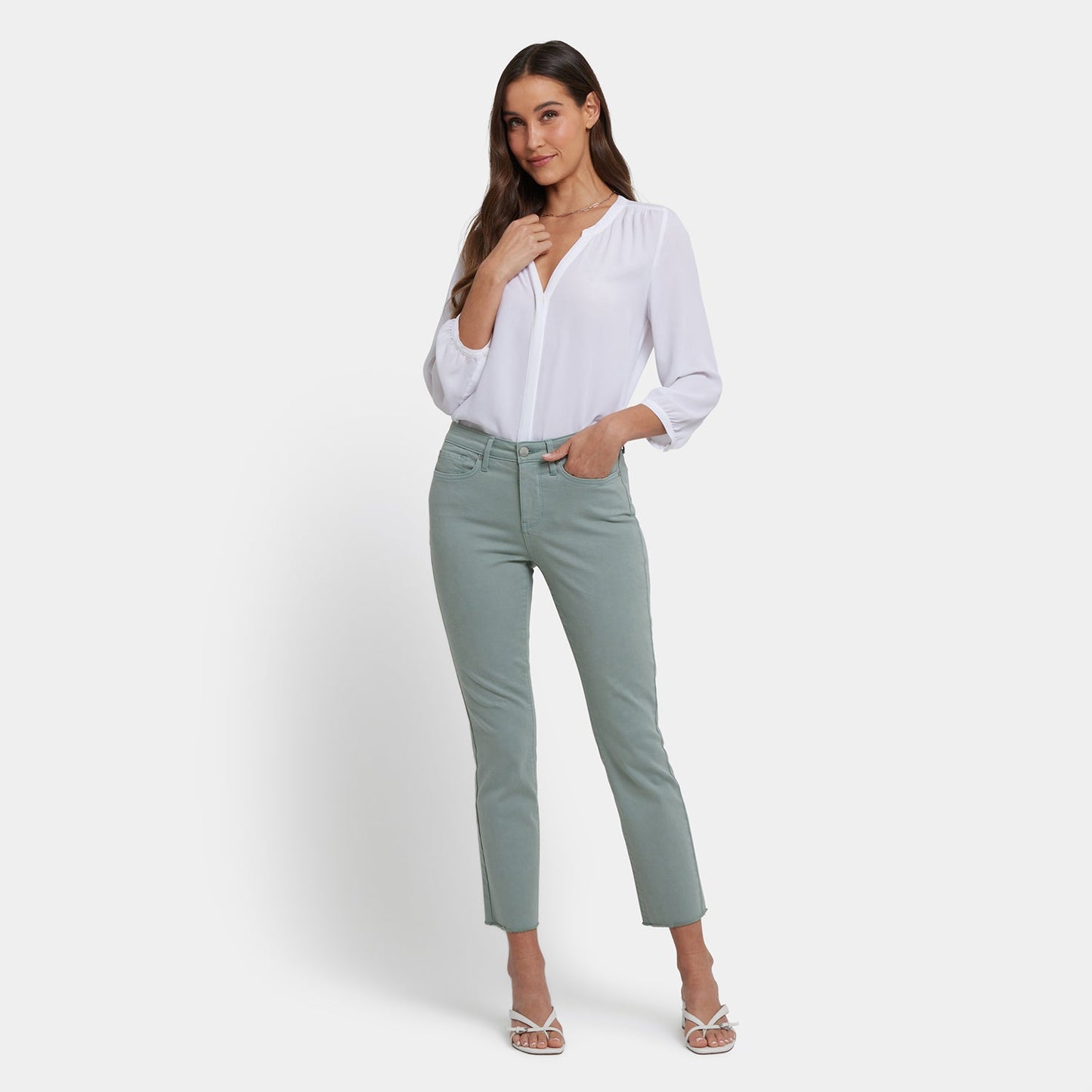 Sheri Slim Ankle Jeans - Mistletoe