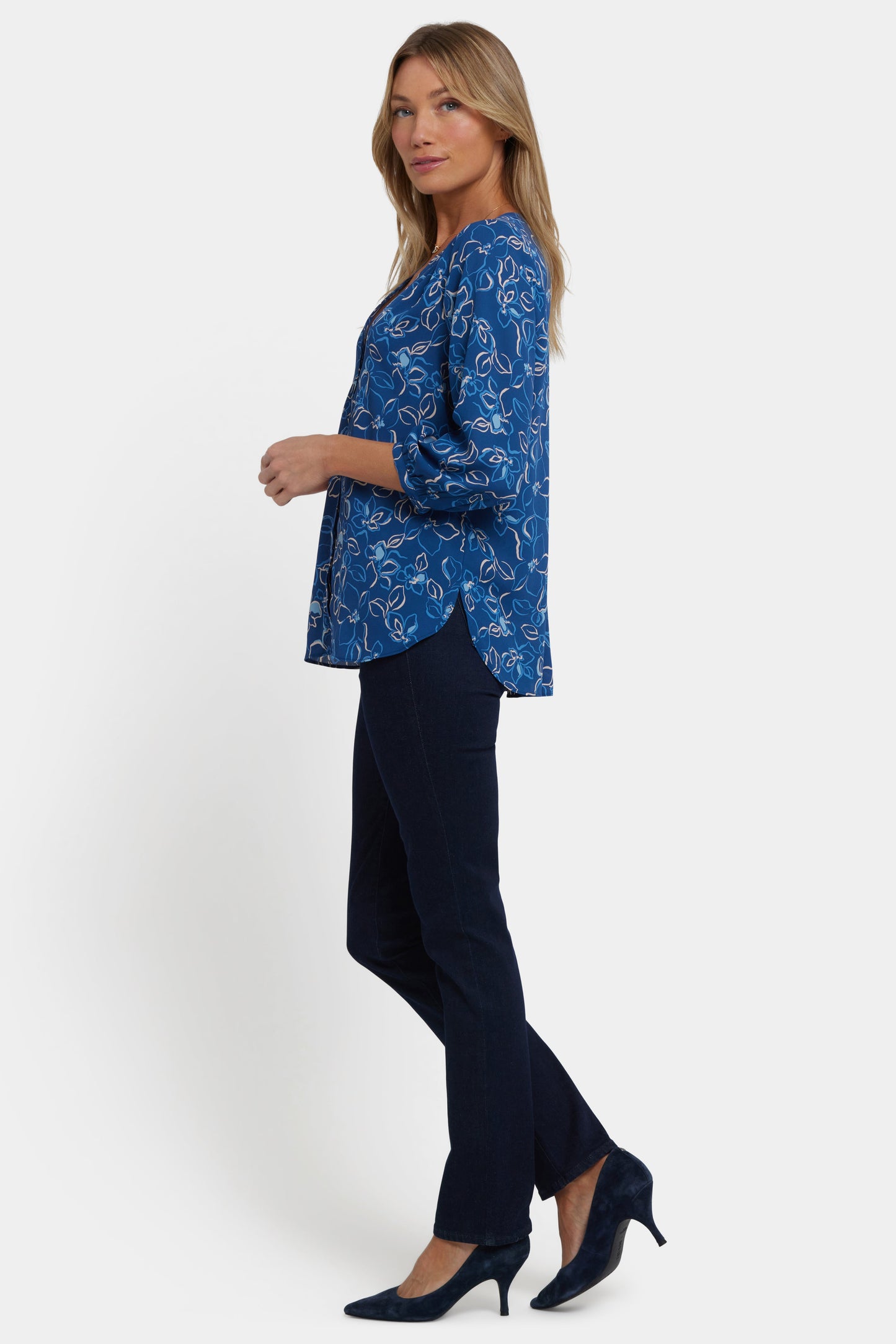 Pintuck Blouse - Fleur d'Yvette