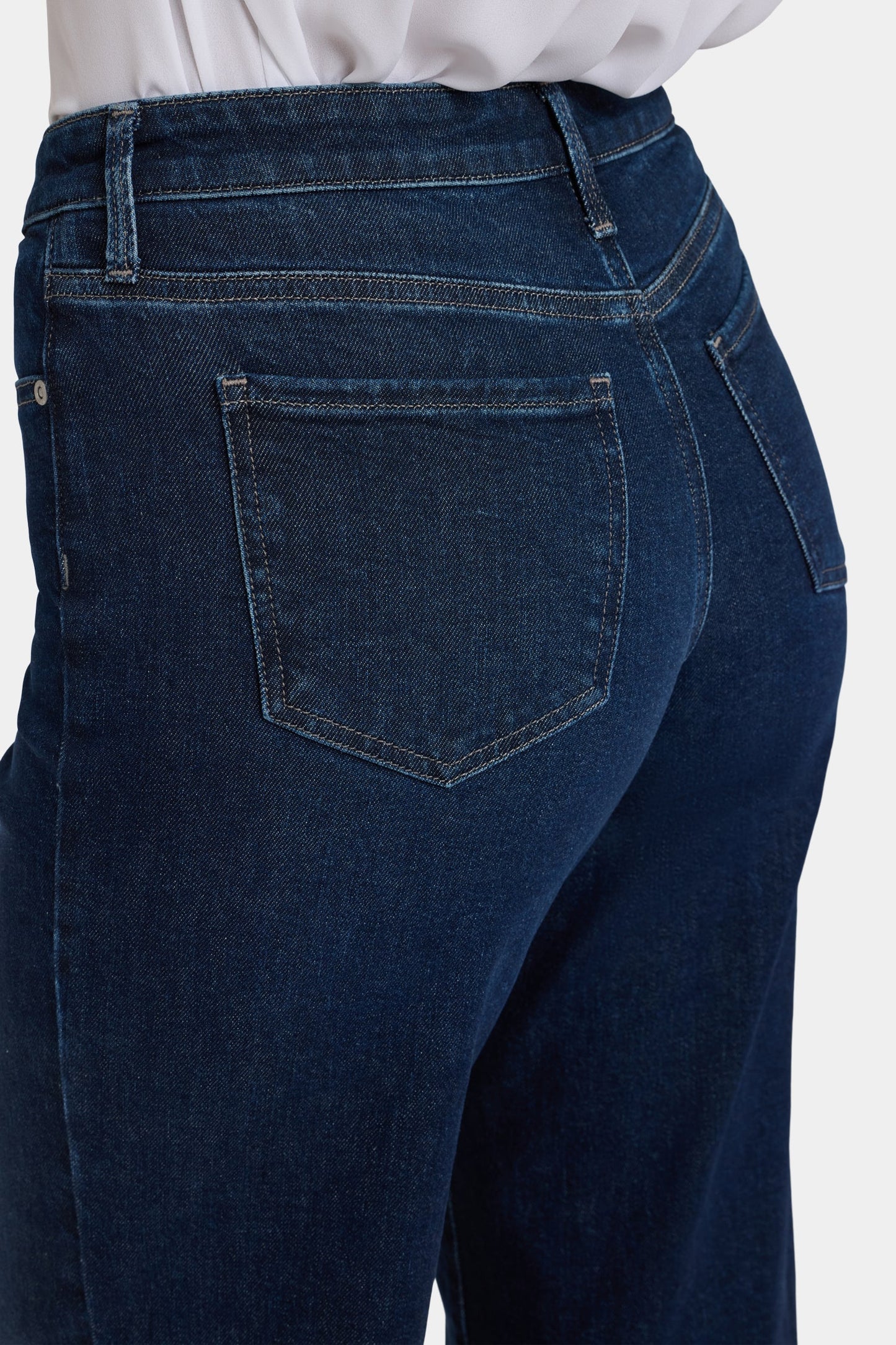 Teresa Wide Leg Ankle Jeans - Midnight Breeze