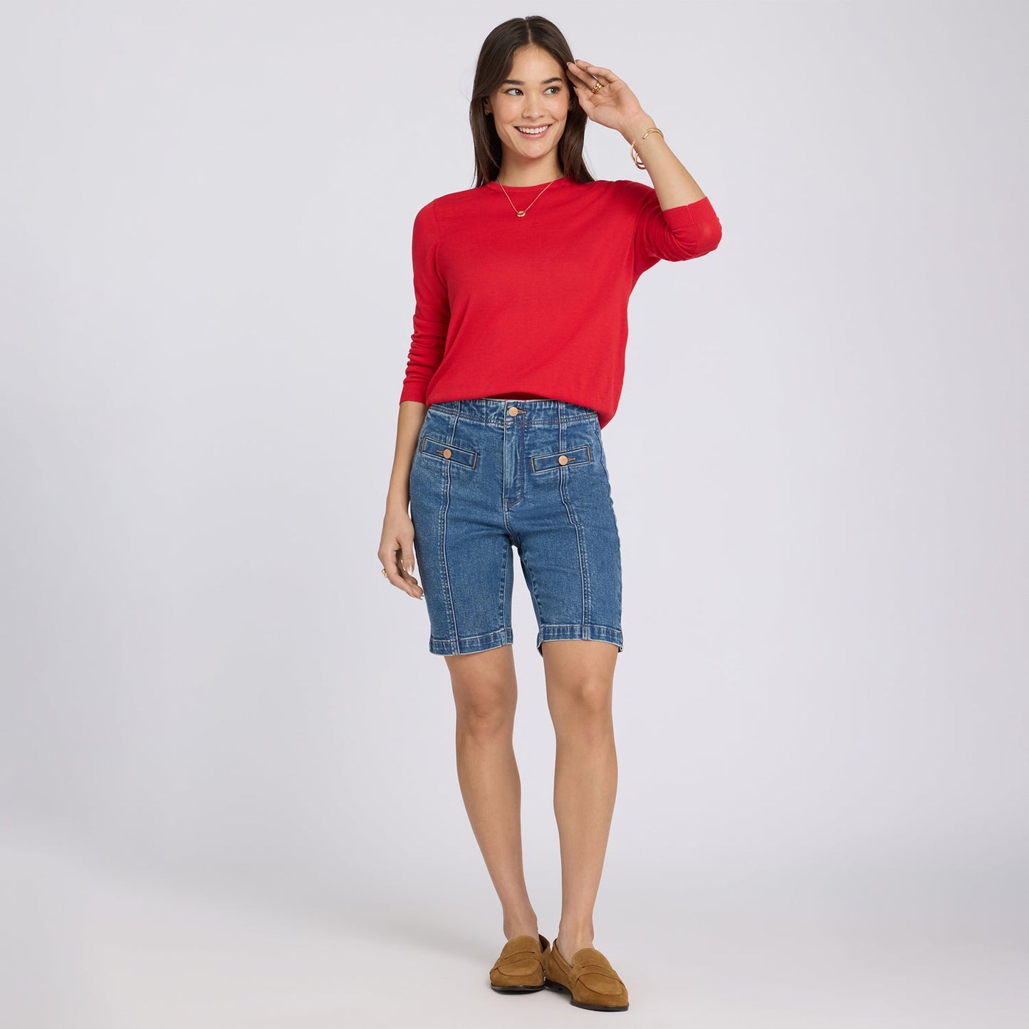 Ella Denim Shorts - Salton