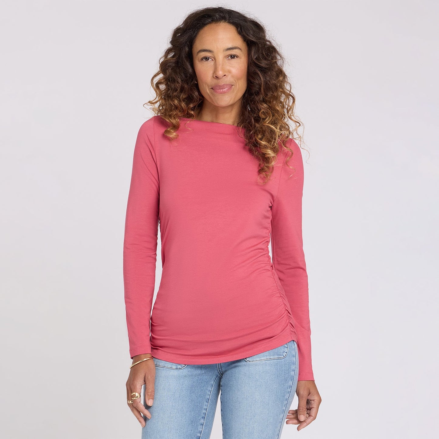 Boatneck Knit Top - Chrysanthemum