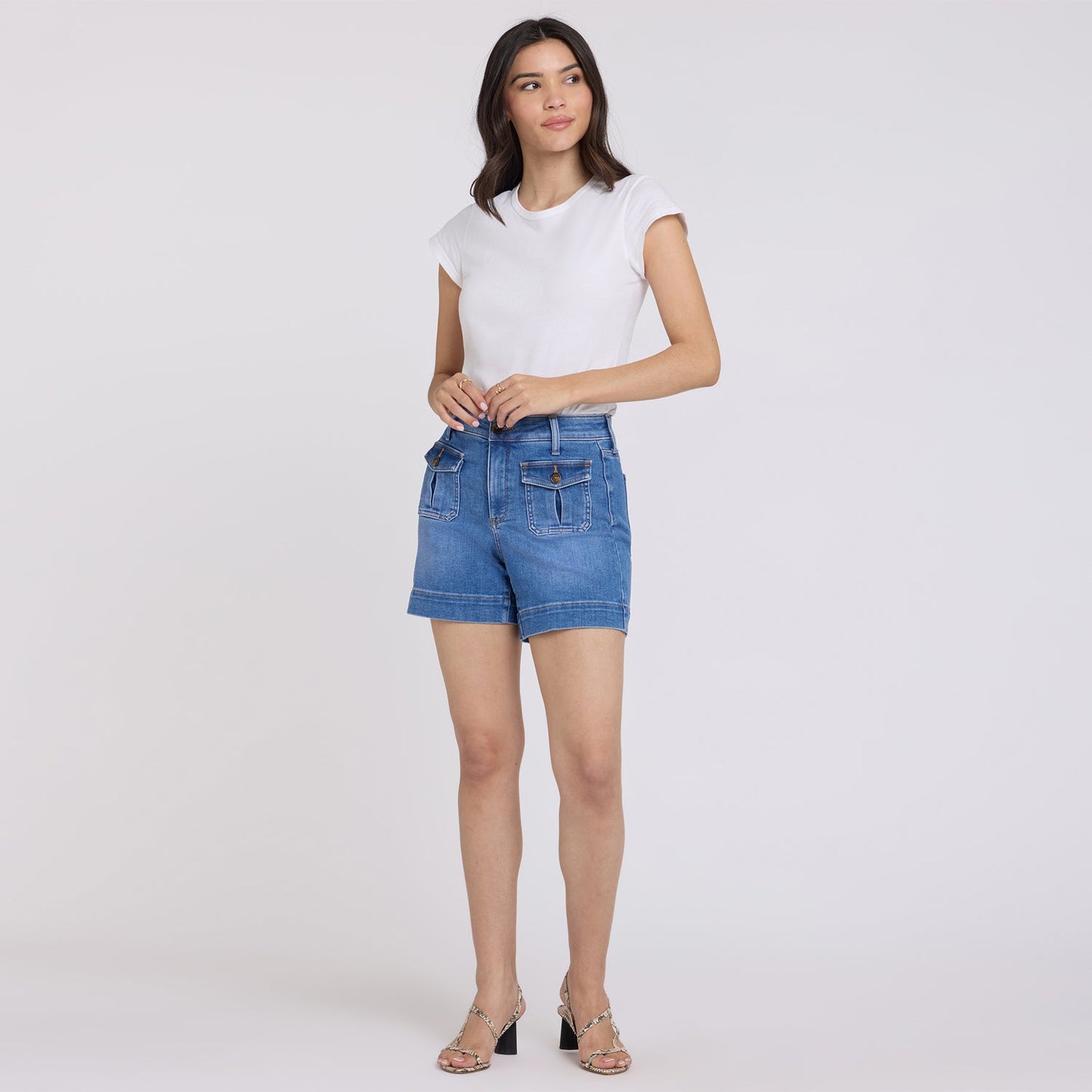 Berkyn Relaxed Denim Shorts - Blue Paradise