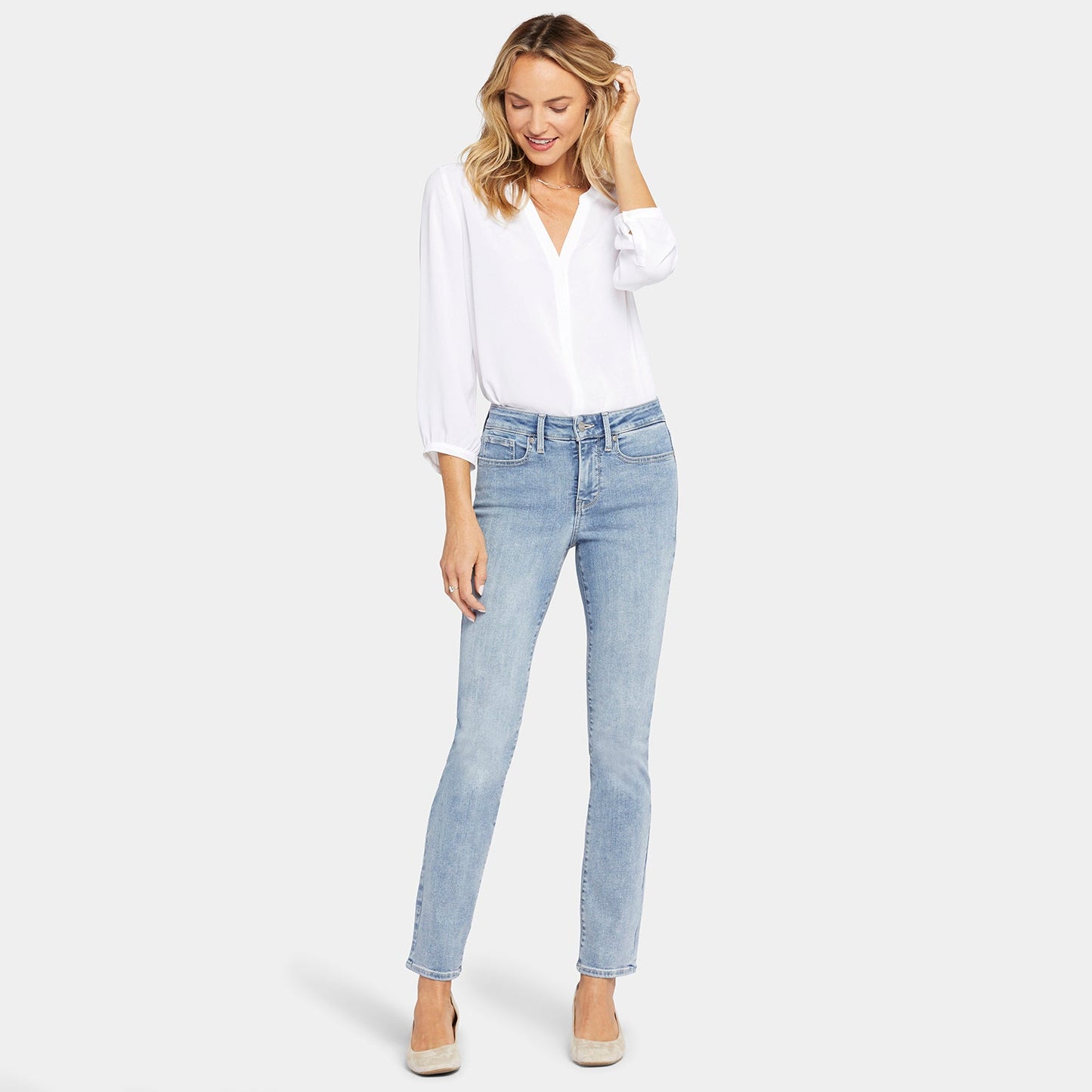 Sheri Slim Jeans In Long Inseam - Haley
