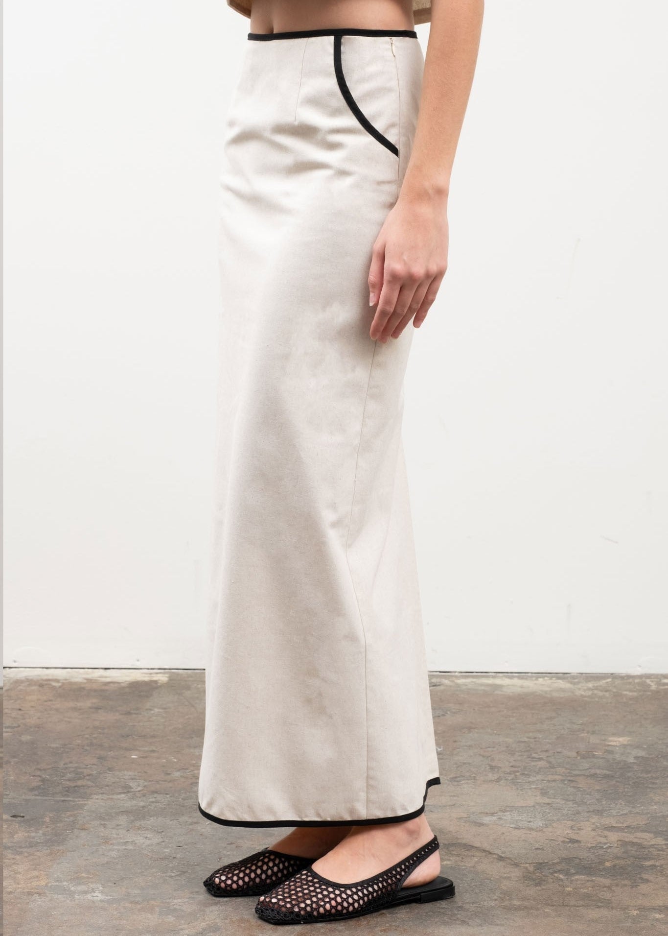 OLIVIA MAXI PENCIL SKIRT
