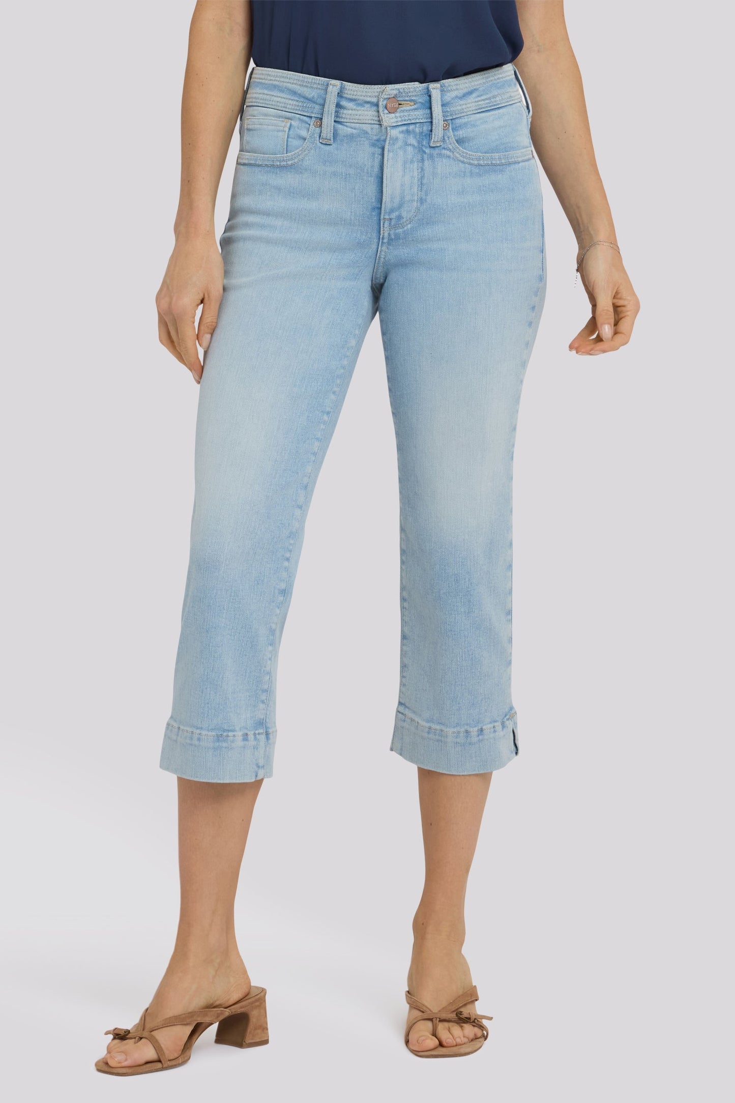 Marilyn Straight Crop Jeans - Keys View
