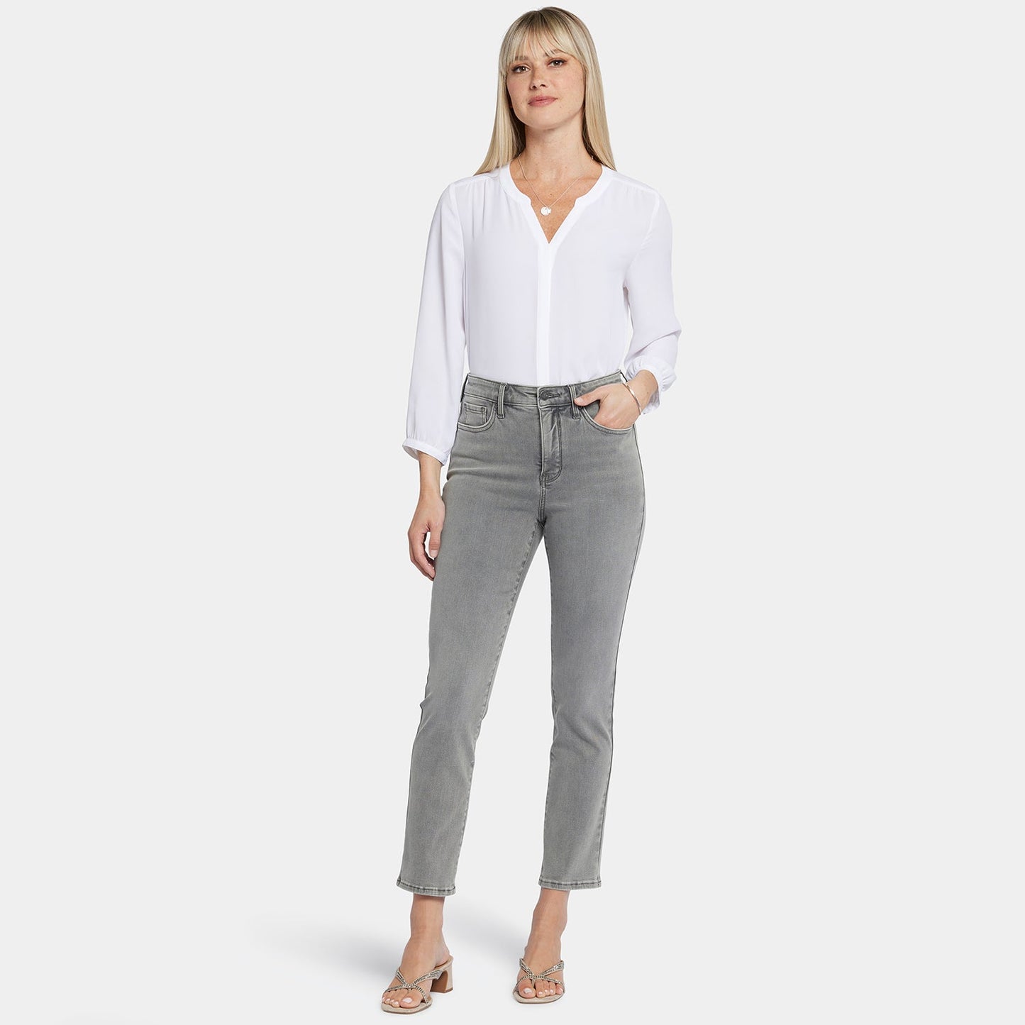 Curve Shaper™ Sheri Slim Ankle Jeans - Island Pines