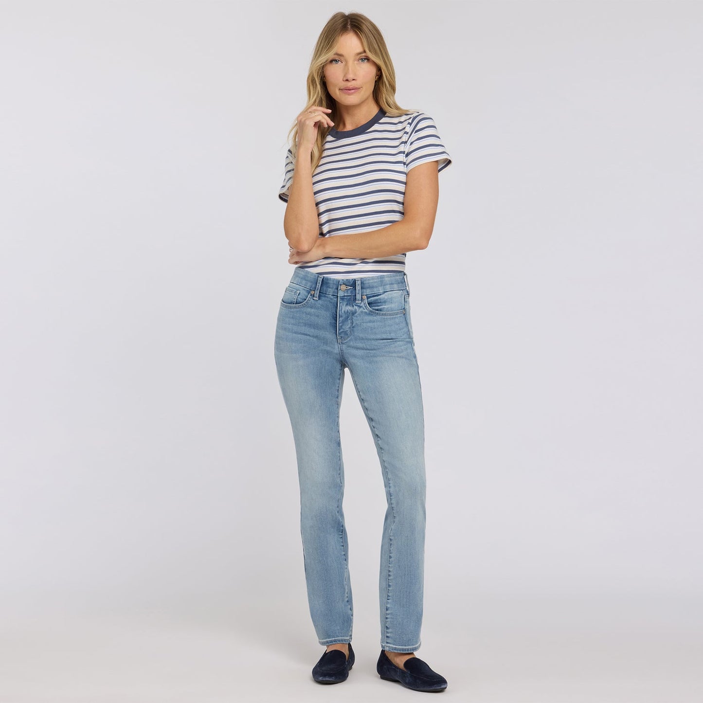 Waist-Match™ Marilyn Straight Jeans - Bloom Bound