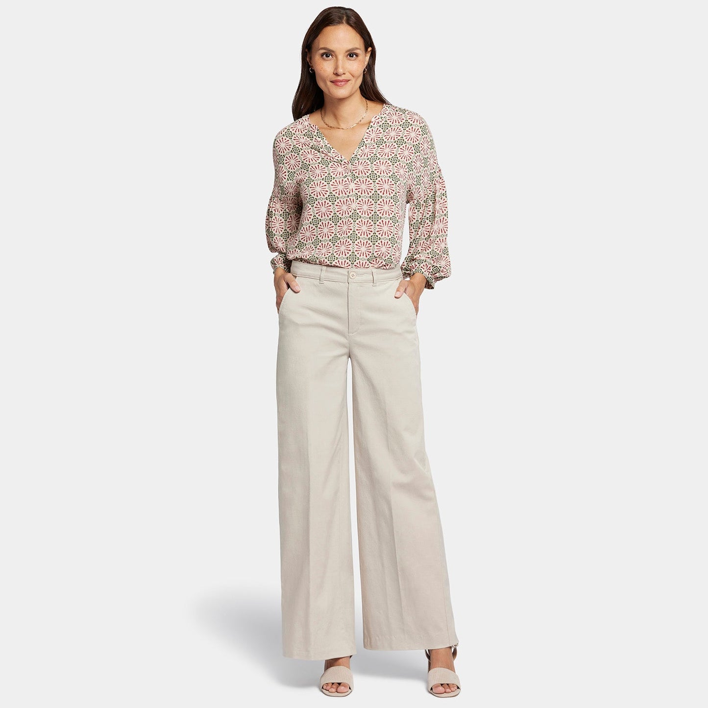 Whitney Trouser Pants - Feather