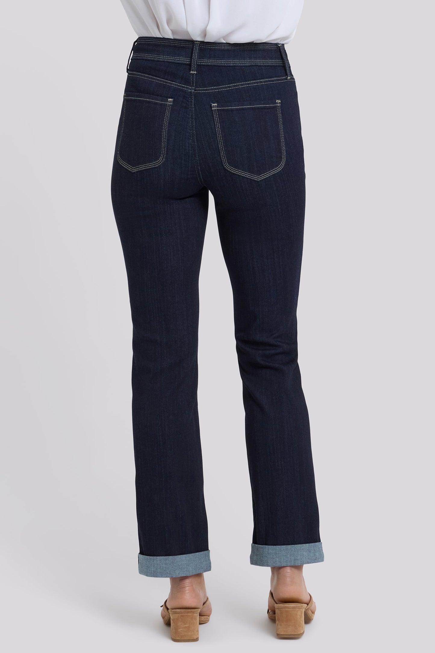 Marilyn Straight Jeans In Petite - Morning Tides