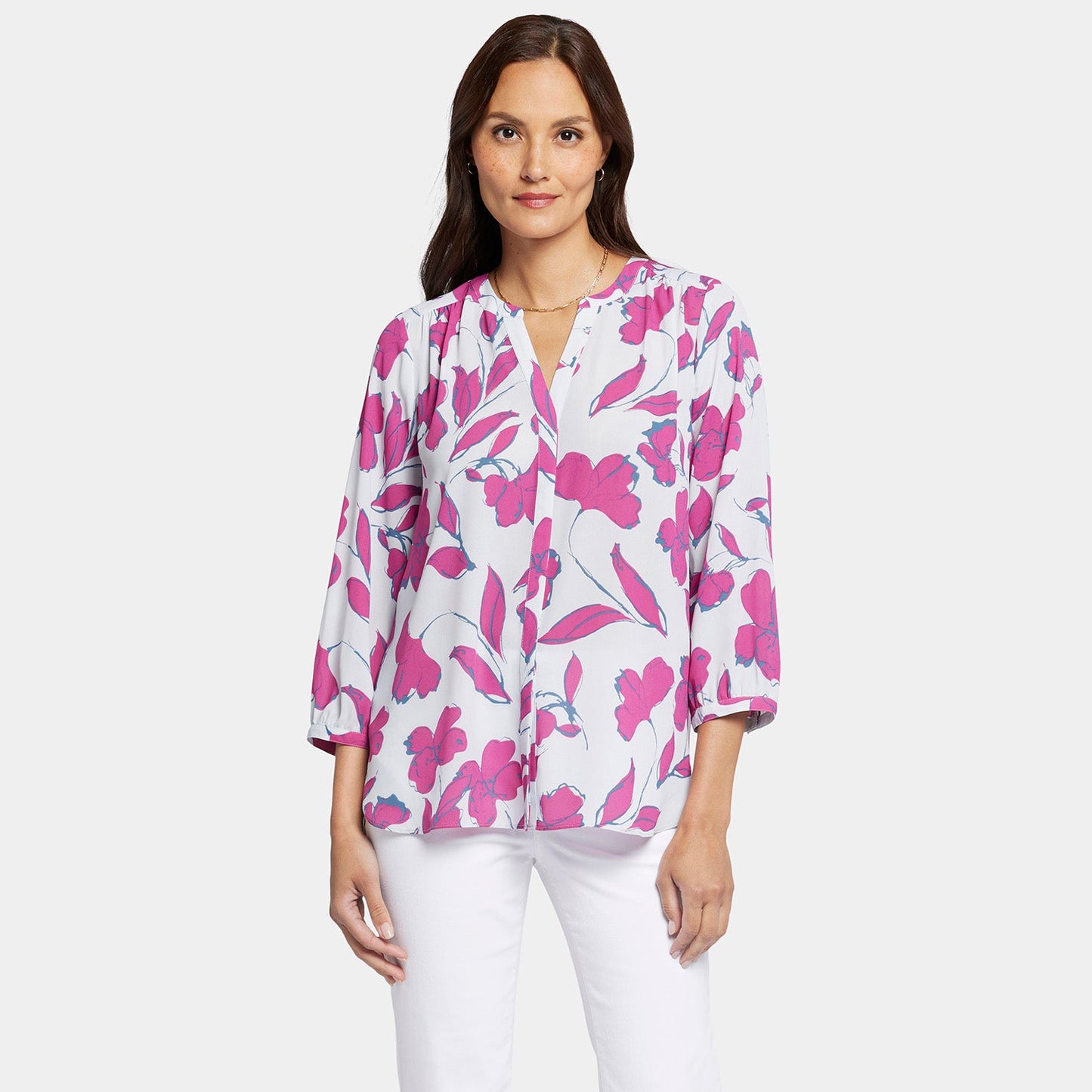 Pintuck Blouse - Ophelia's Orchid