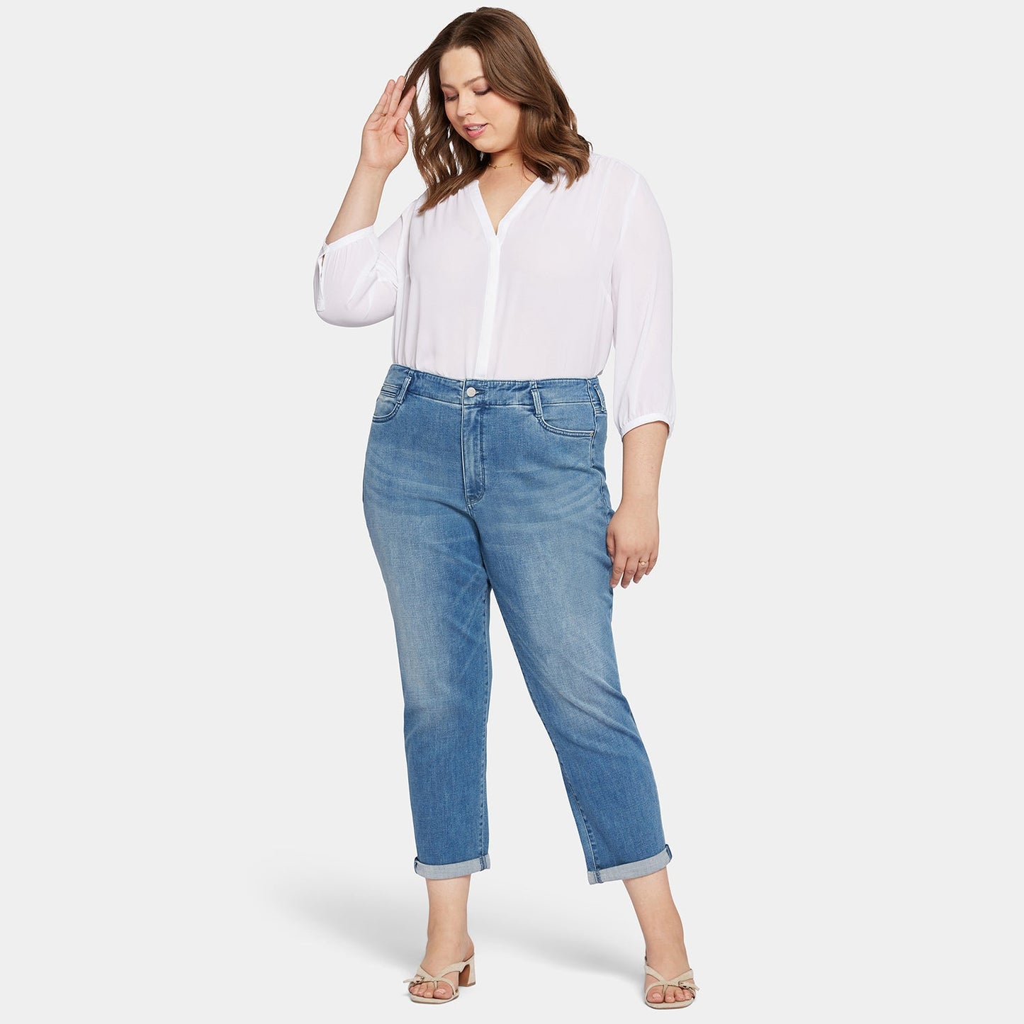 Margot Girlfriend Jeans In Petite Plus Size - Stunning
