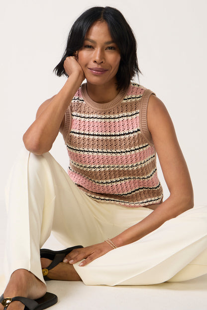 Deeley Stripe Stitch Tank