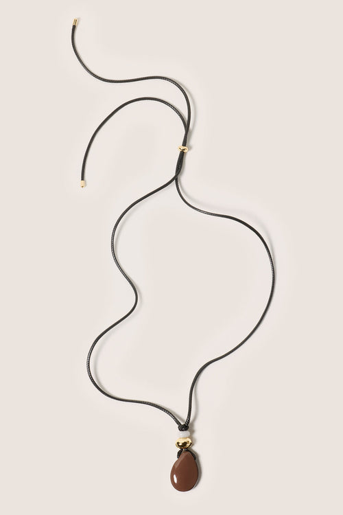 Inez Stone Cord Necklace